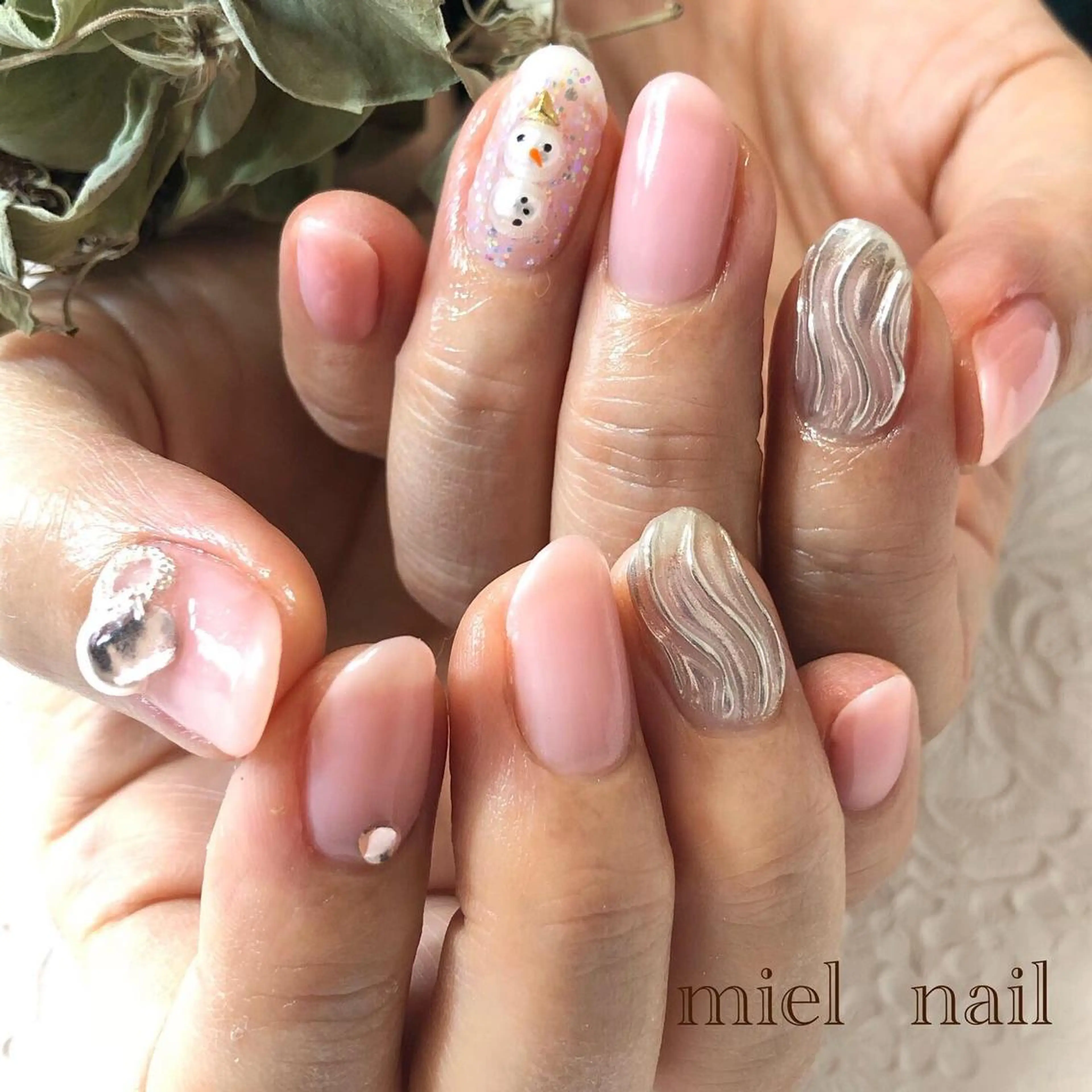 ネイル ハンドネイル miel nailのネイルデザイン