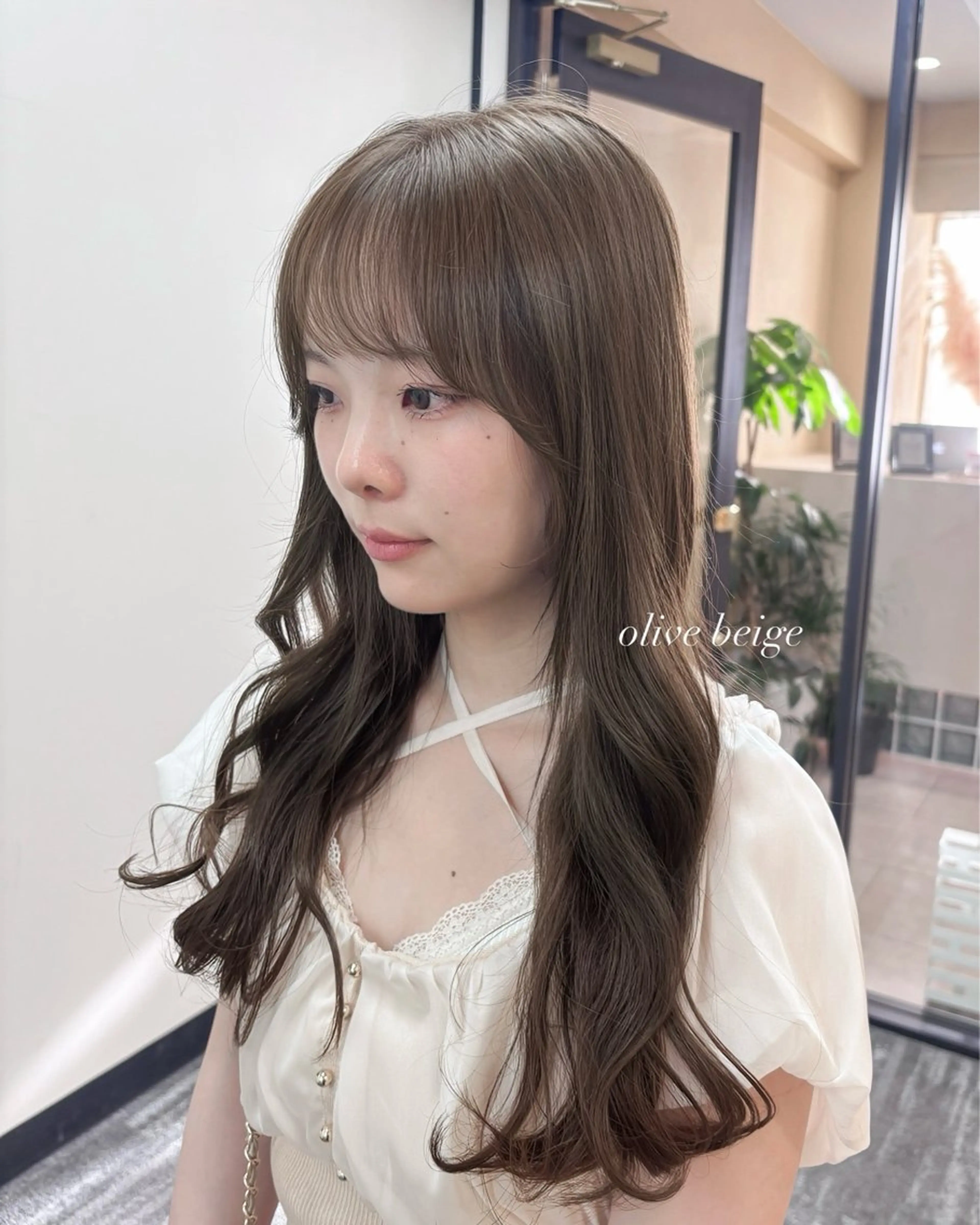 ロング カラー カット ヘアカラー 堀出 芽衣/垢抜け/美髪のヘアスタイル