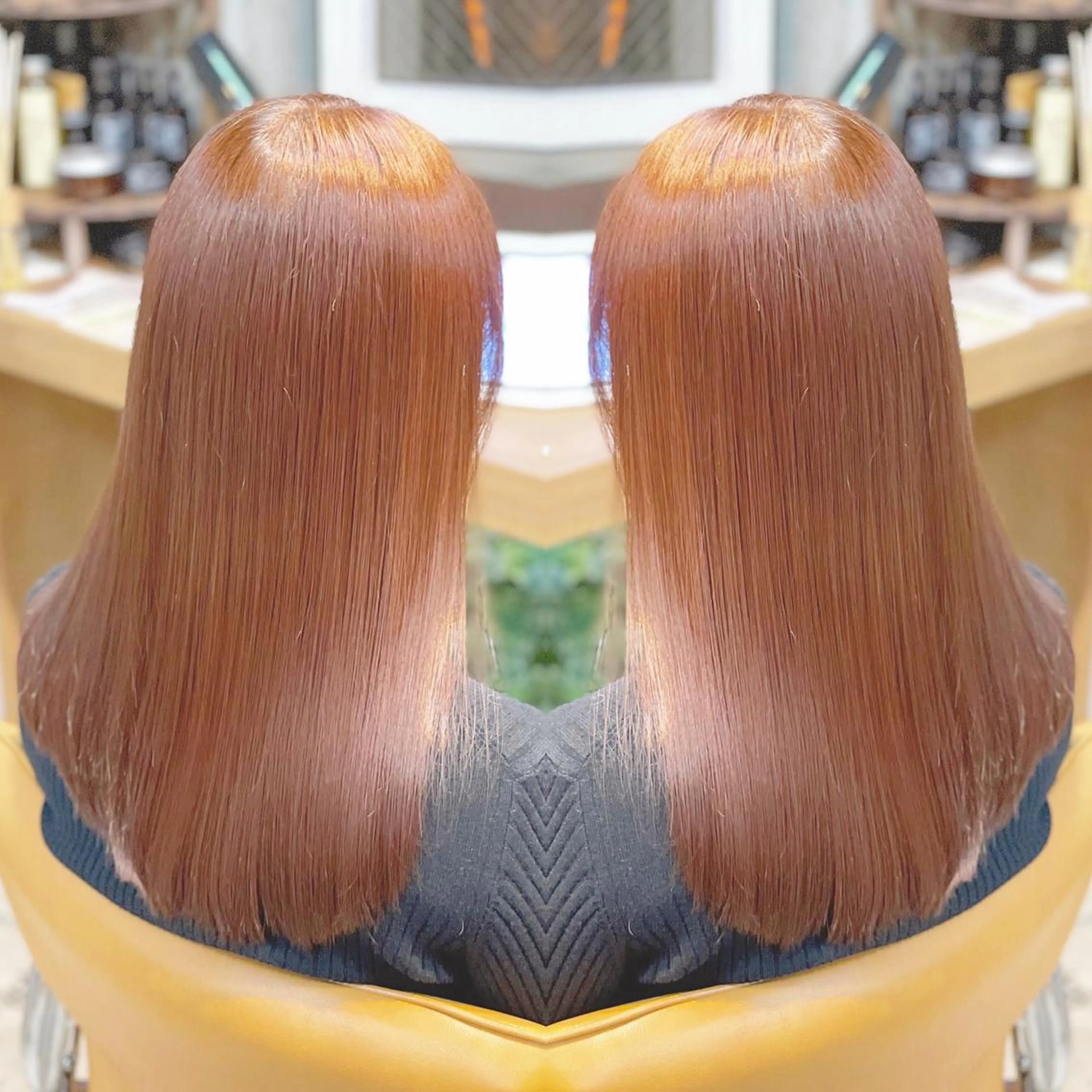 セミロング カラー 🦋韓国系指名No1 店長/圓山 祐也🦋のヘアスタイル