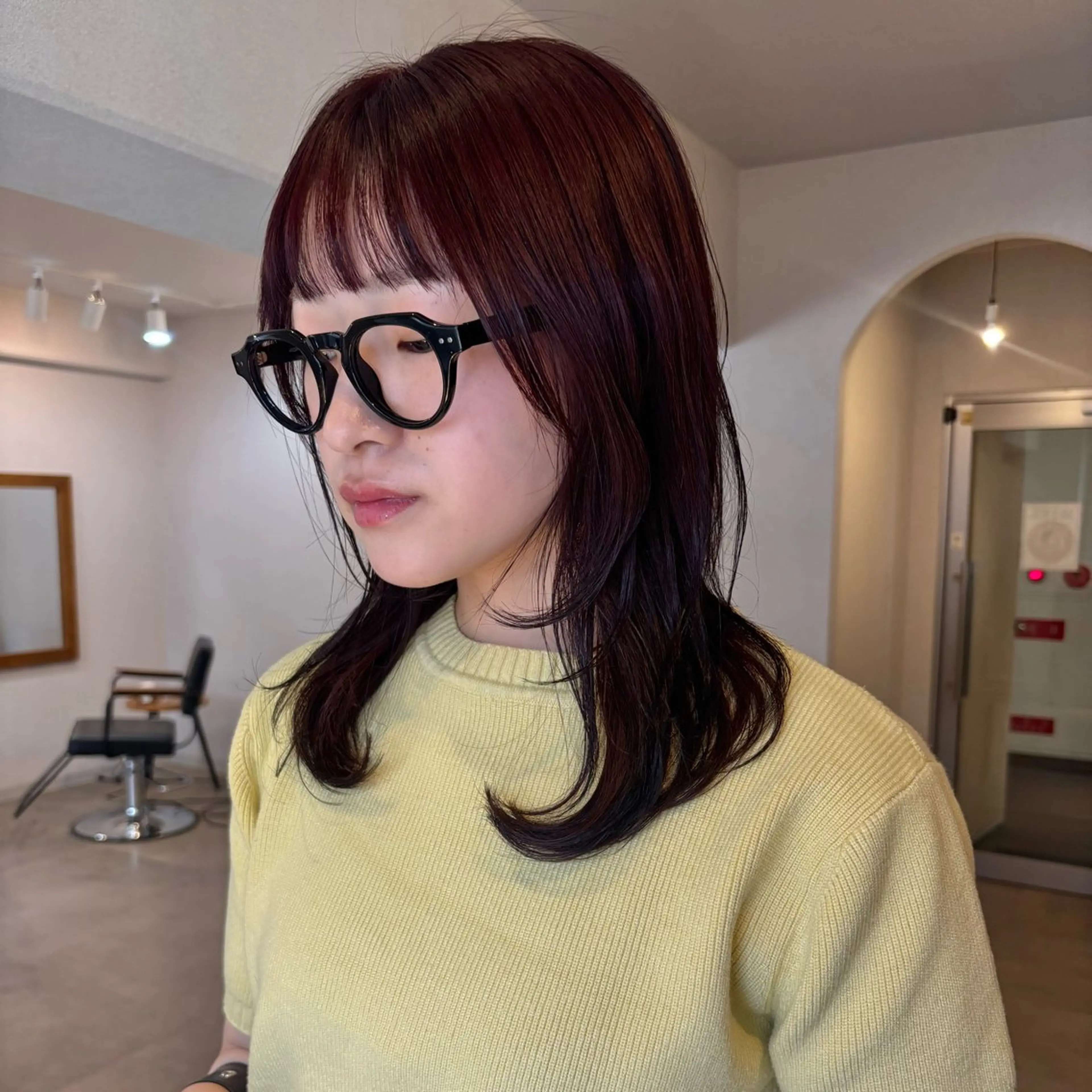 ✨自然に仕上がる✨カット＋やわらか前髪縮毛矯正＋超音波TRの写真