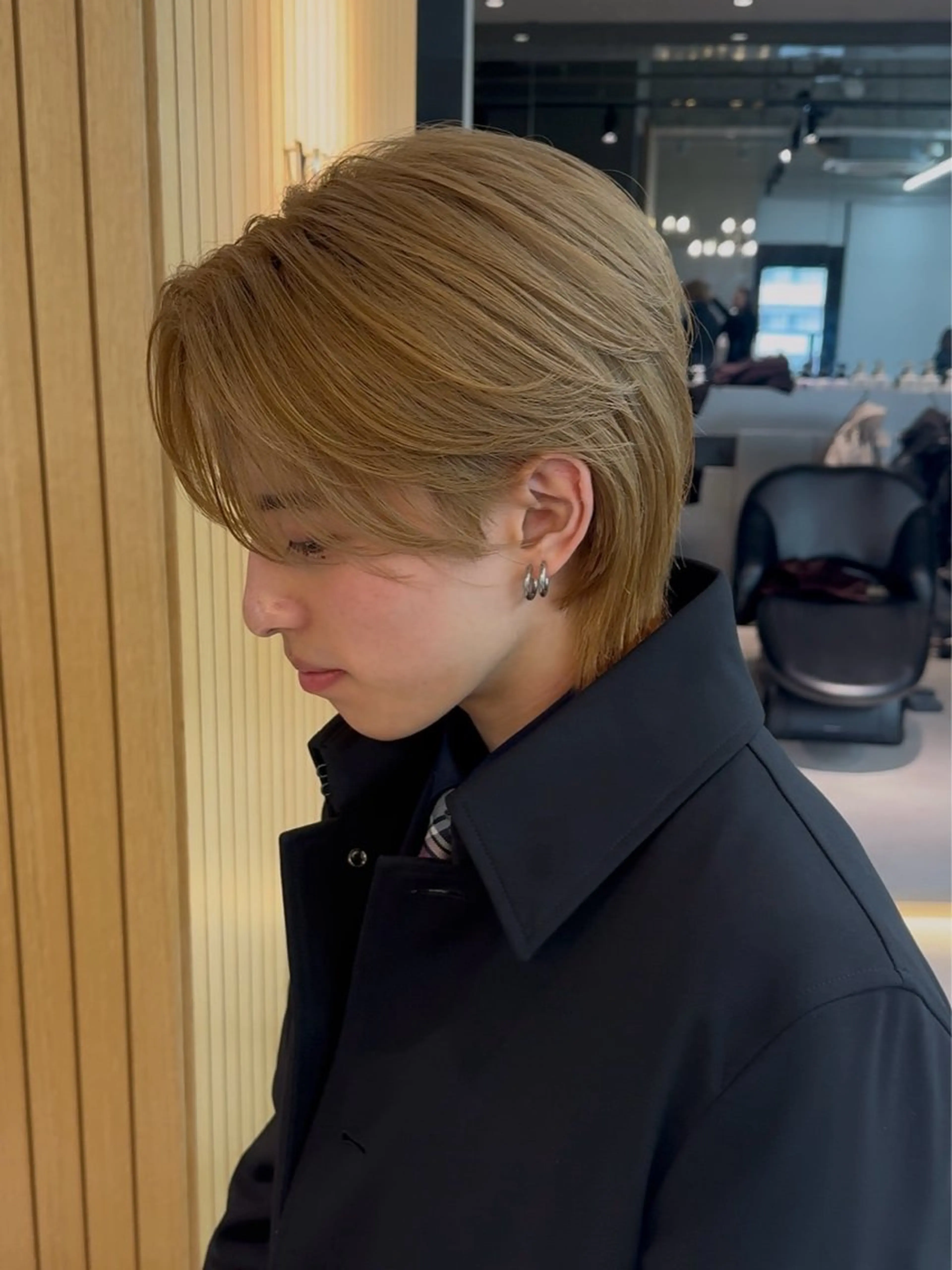 ミディアム カラー メンズ カット ヘアカラー ARIA💎縮毛矯正 ブリーチ💎複雑履歴のヘアスタイル