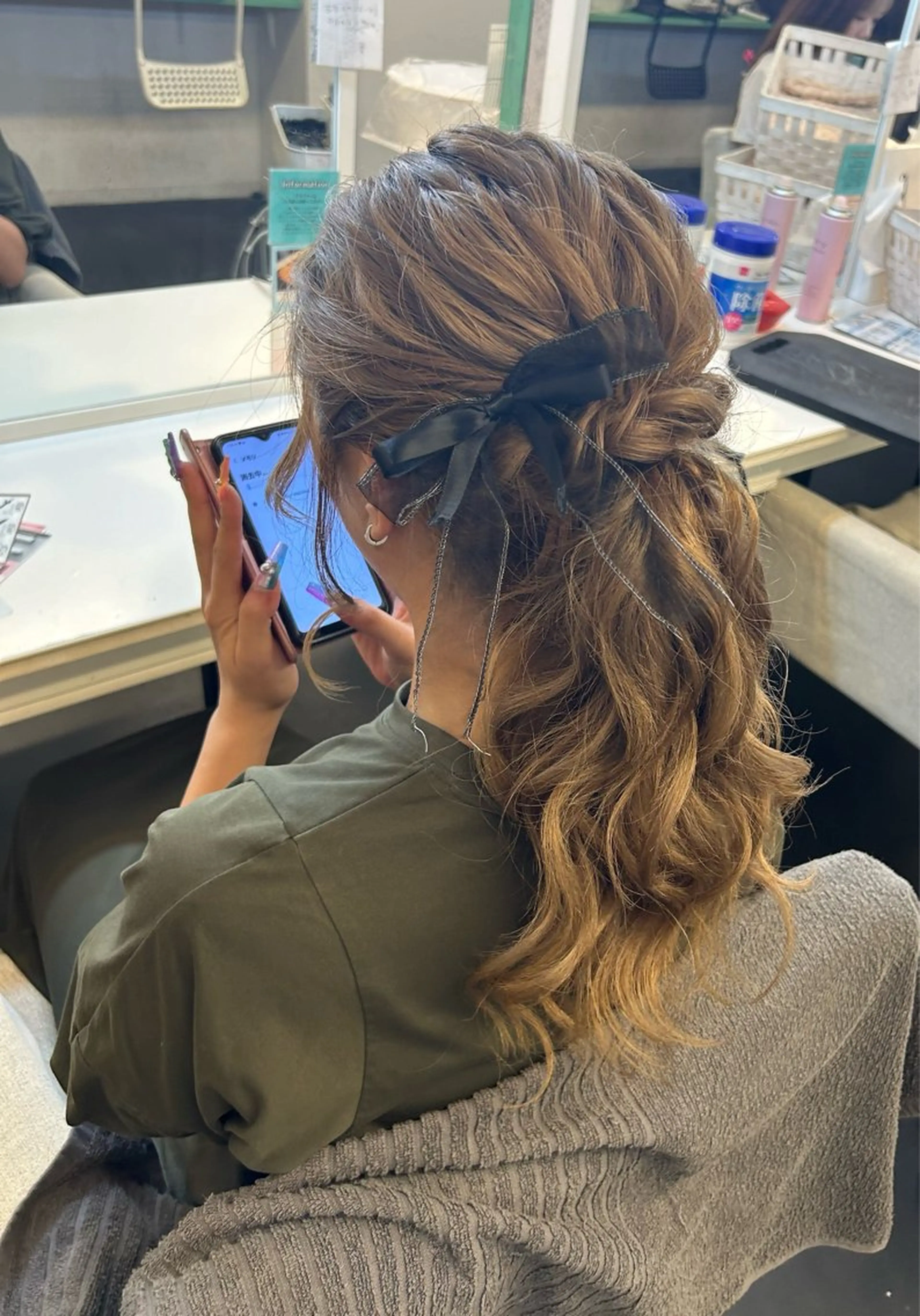 セミロング Hair&make Mars+所属・Mars+ RISAのヘアスタイル