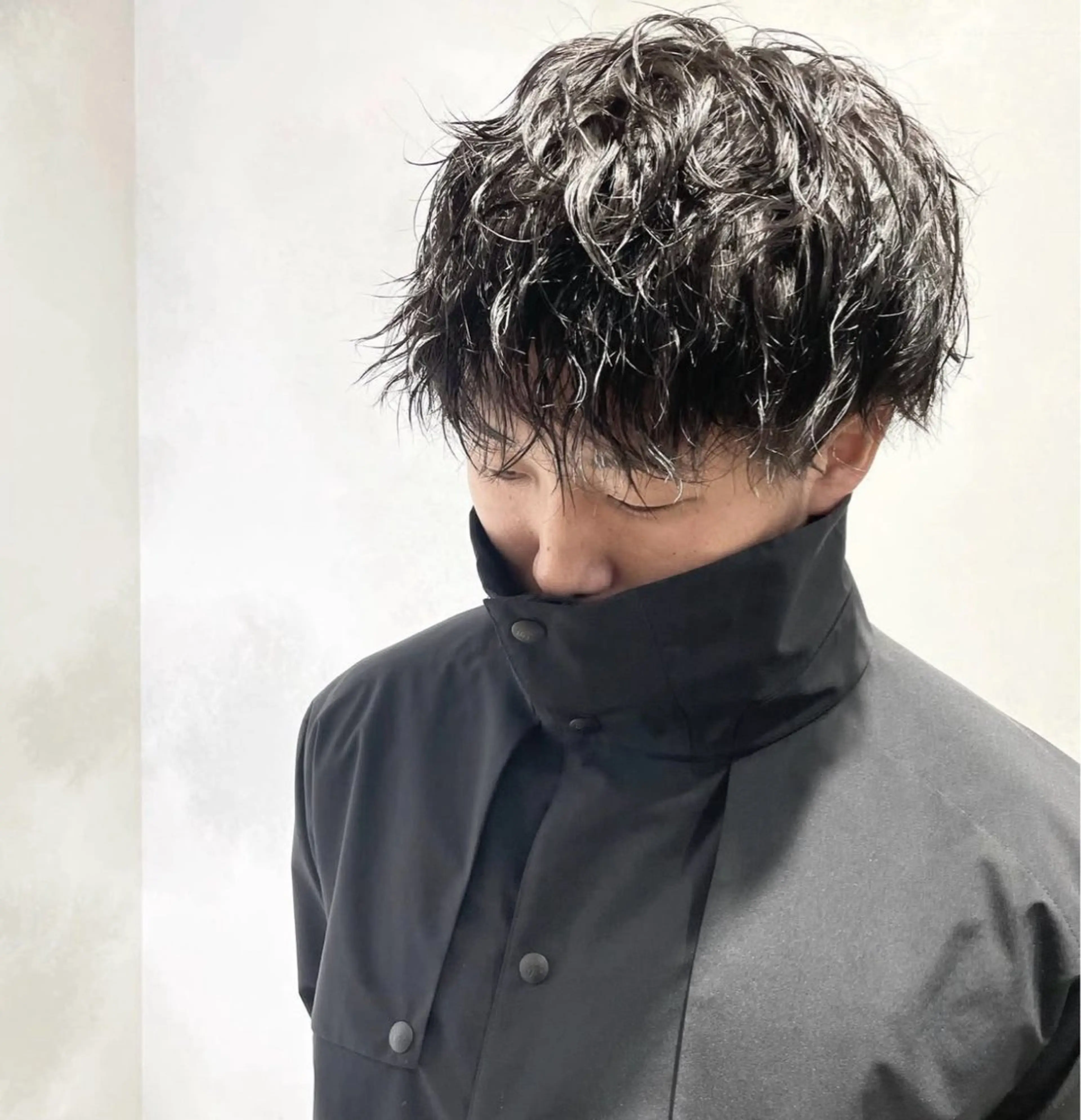 パーマ メンズ 髪質改善／パーマ カラー浅草 山本隼輔のヘアスタイル