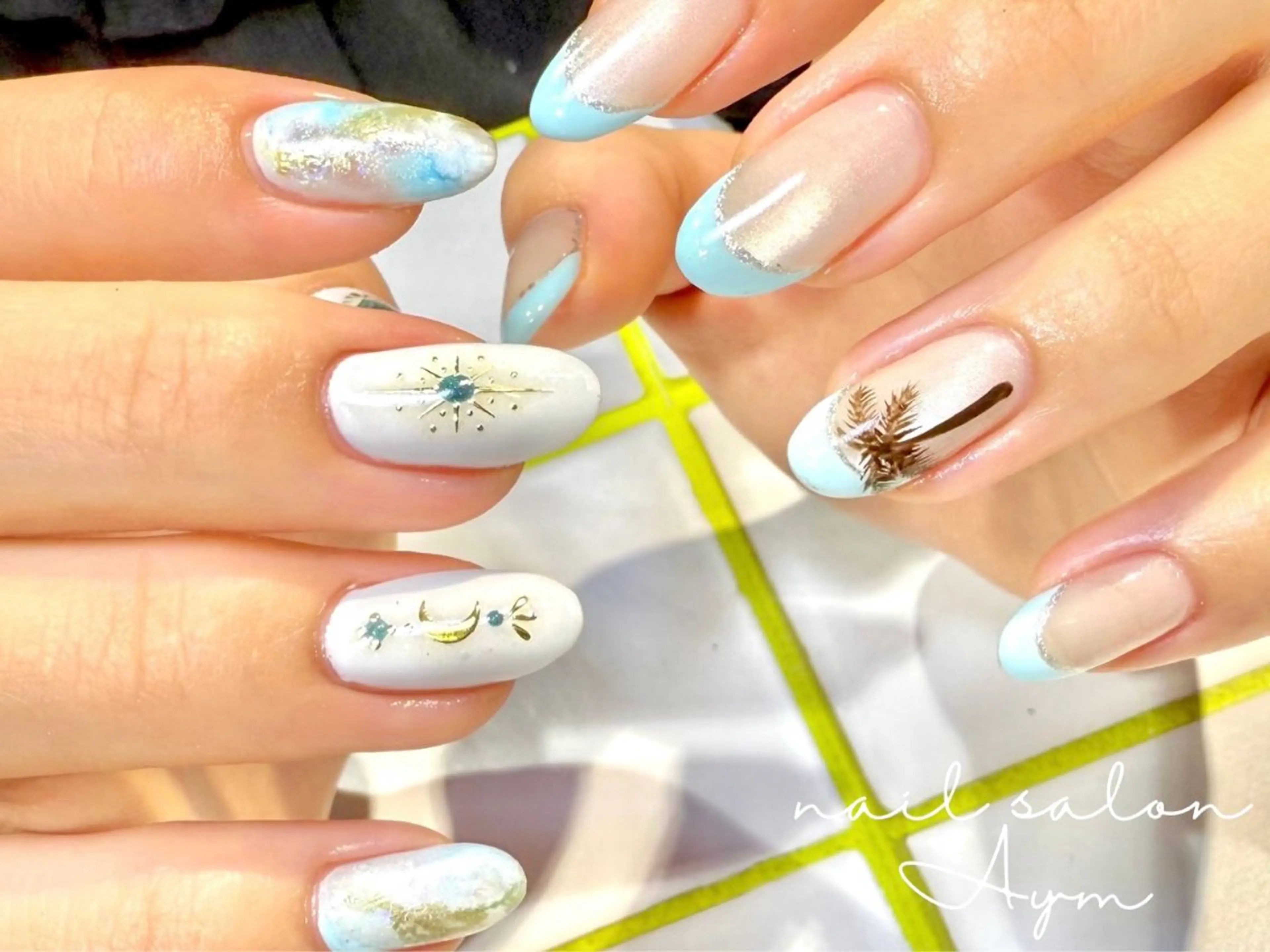 ネイル 持ち込み nail salon Aymのネイルデザイン