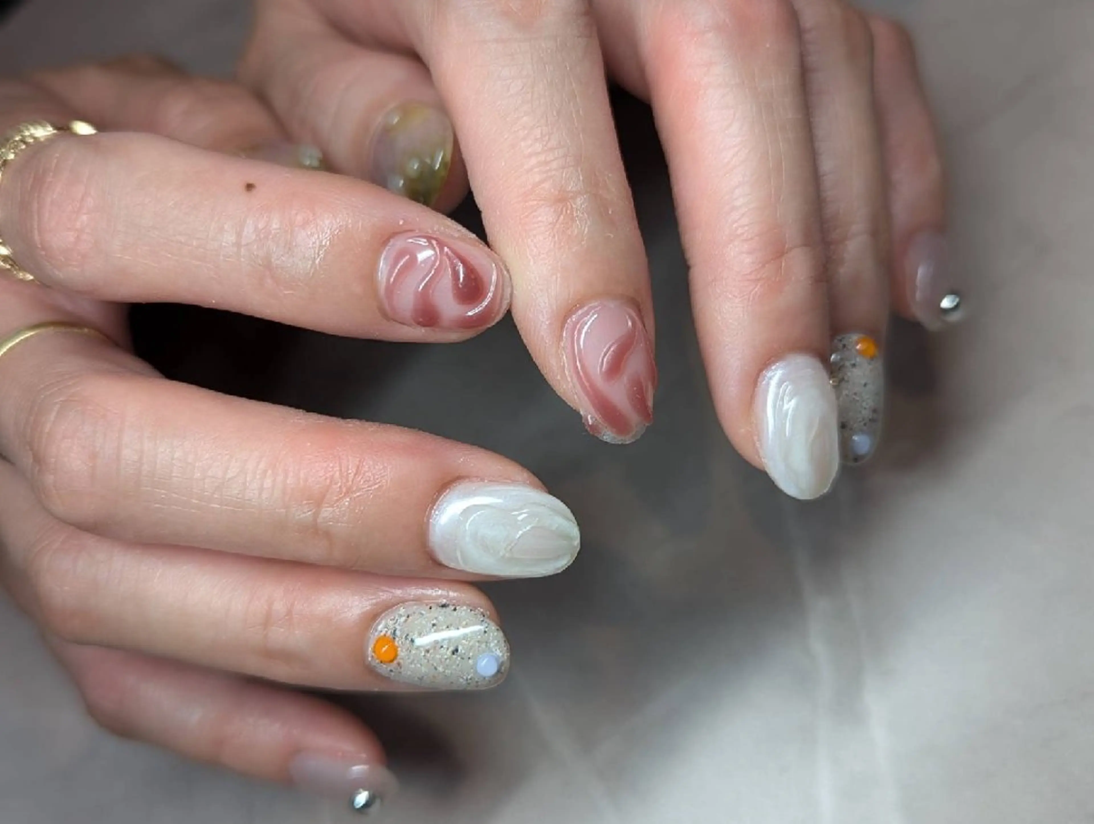 ネイル ハンドネイル Nailsalon BEeR。のネイルデザイン