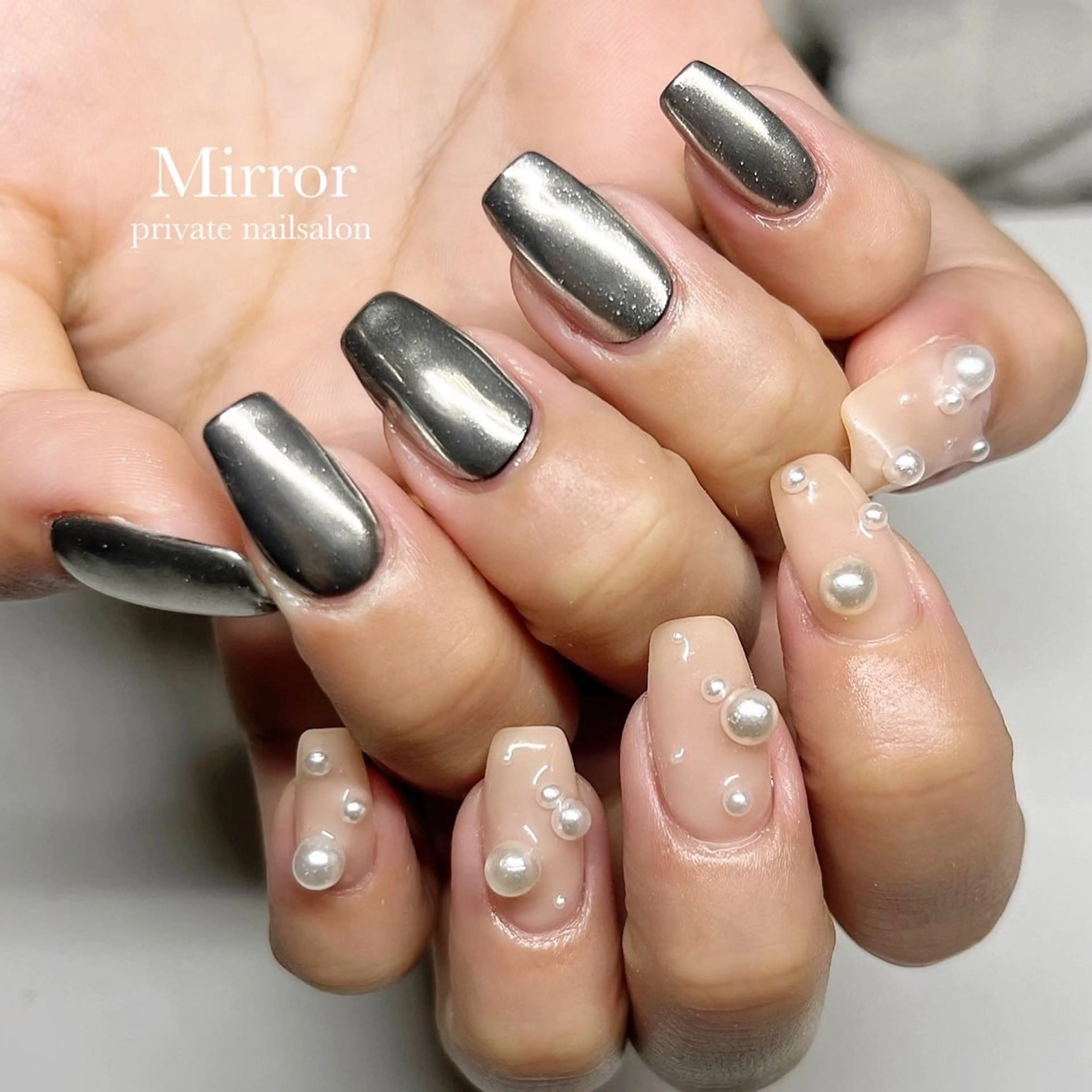 ネイル ハンドネイル nailsalon Mirrorのネイルデザイン