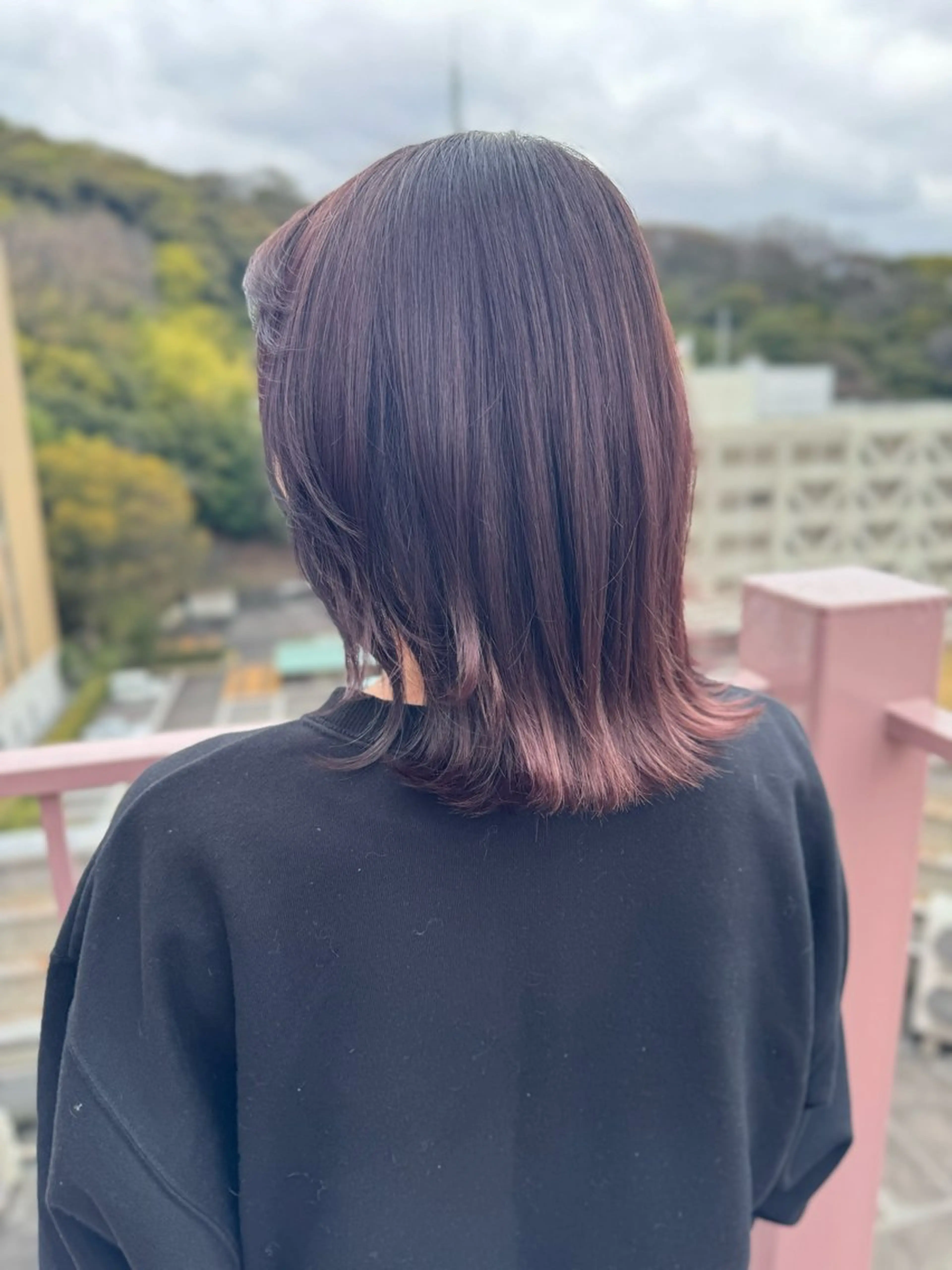 ミディアム カラー ラベンダーカラー カット ヘアカラー トリートメント Viage （ビアージュ）のヘアスタイル