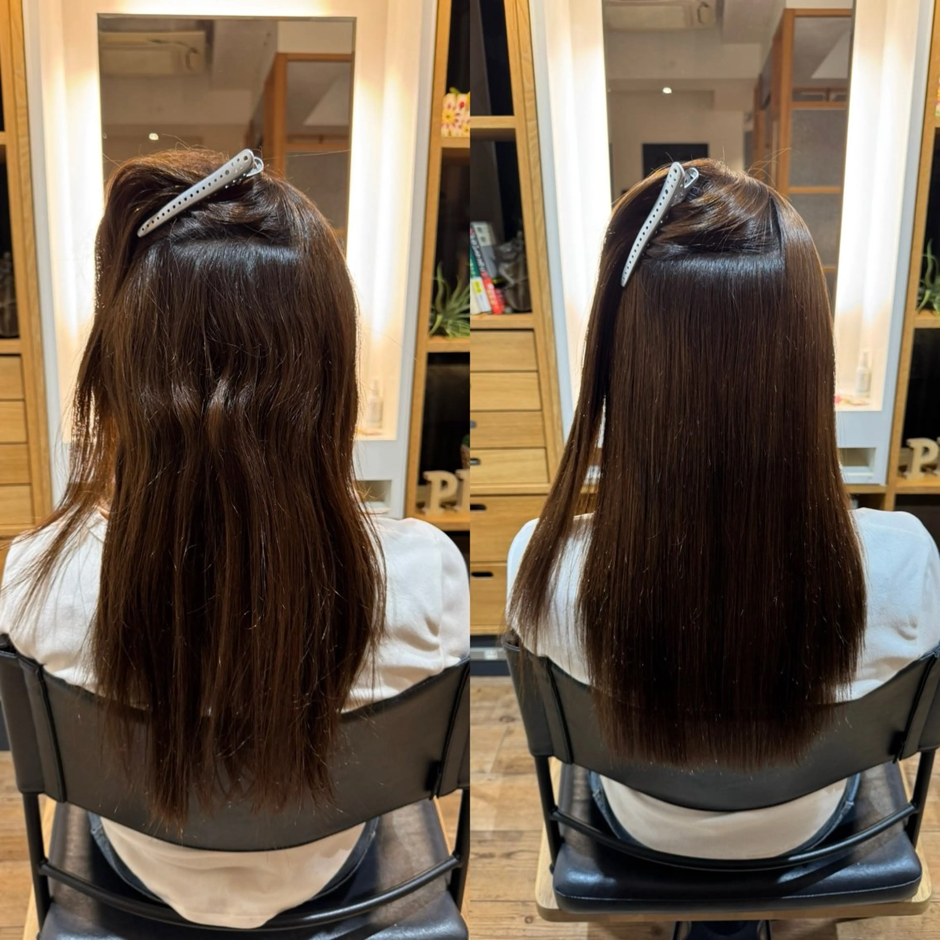 セミロング カット 縮毛矯正 トリートメント afloatkobe所属・美髪/髪質改善 川口凌弥のヘアスタイル