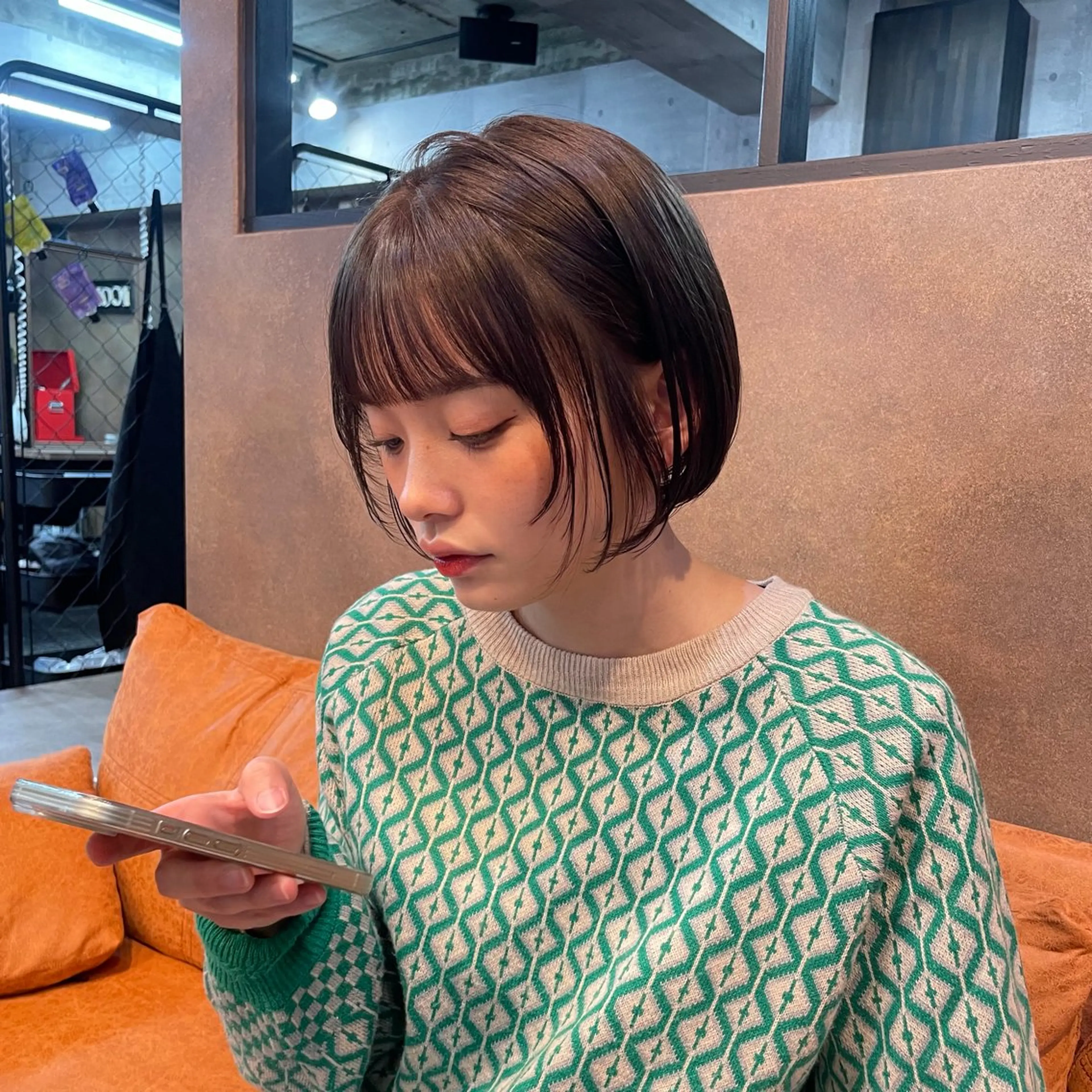 ショート カラー icon博多所属・ボブ/ミルクティー /博多/DAI/店長のヘアスタイル