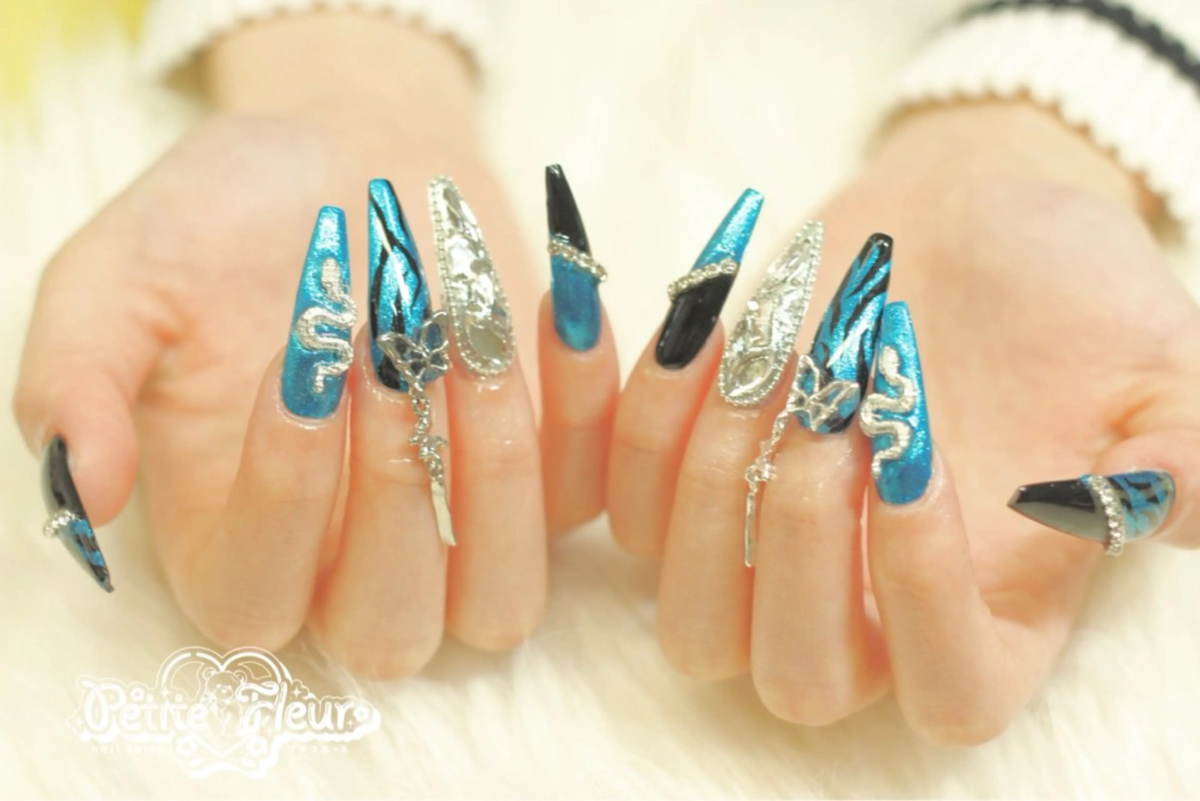 ネイル ハンドネイル ❁⃘*。Petite fleur❁⃘*りさのネイルデザイン