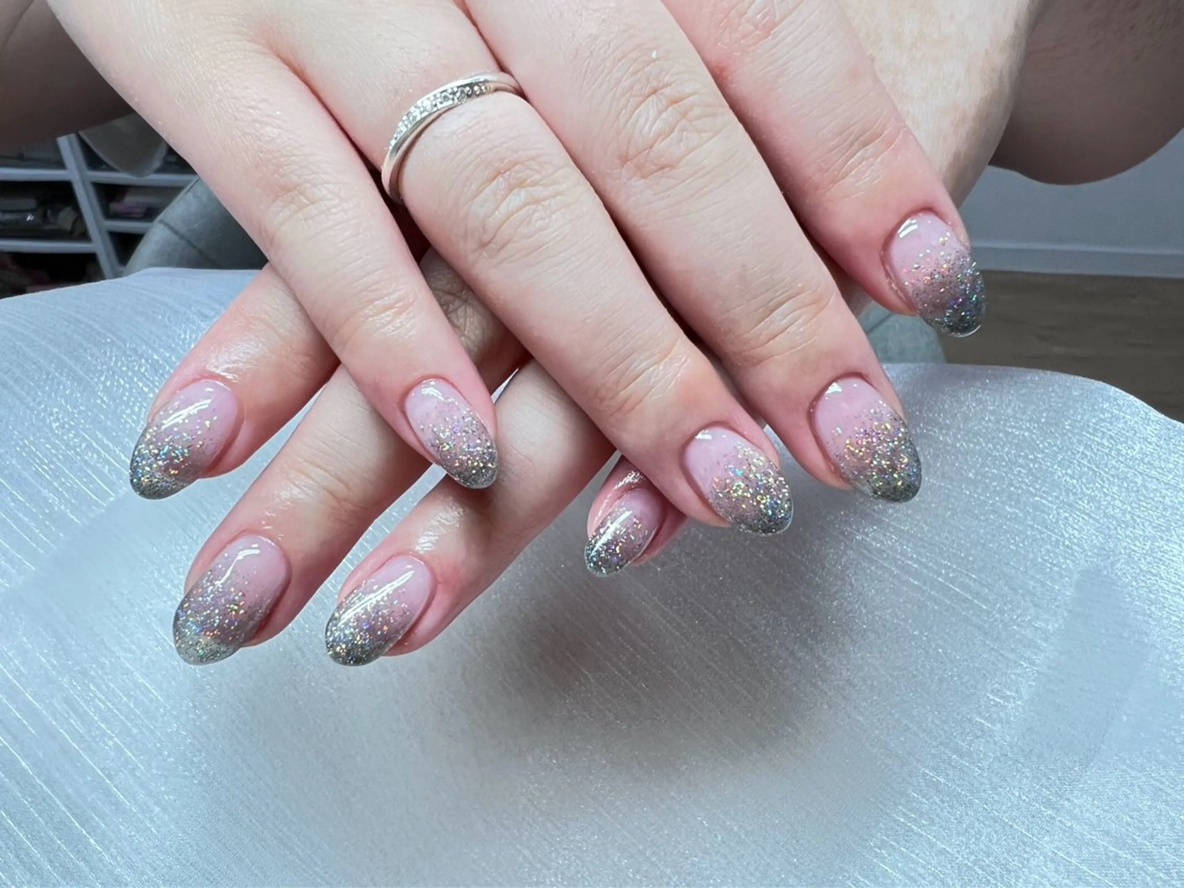 ネイル Kaka_ パラジェル、長さだしのネイルデザイン