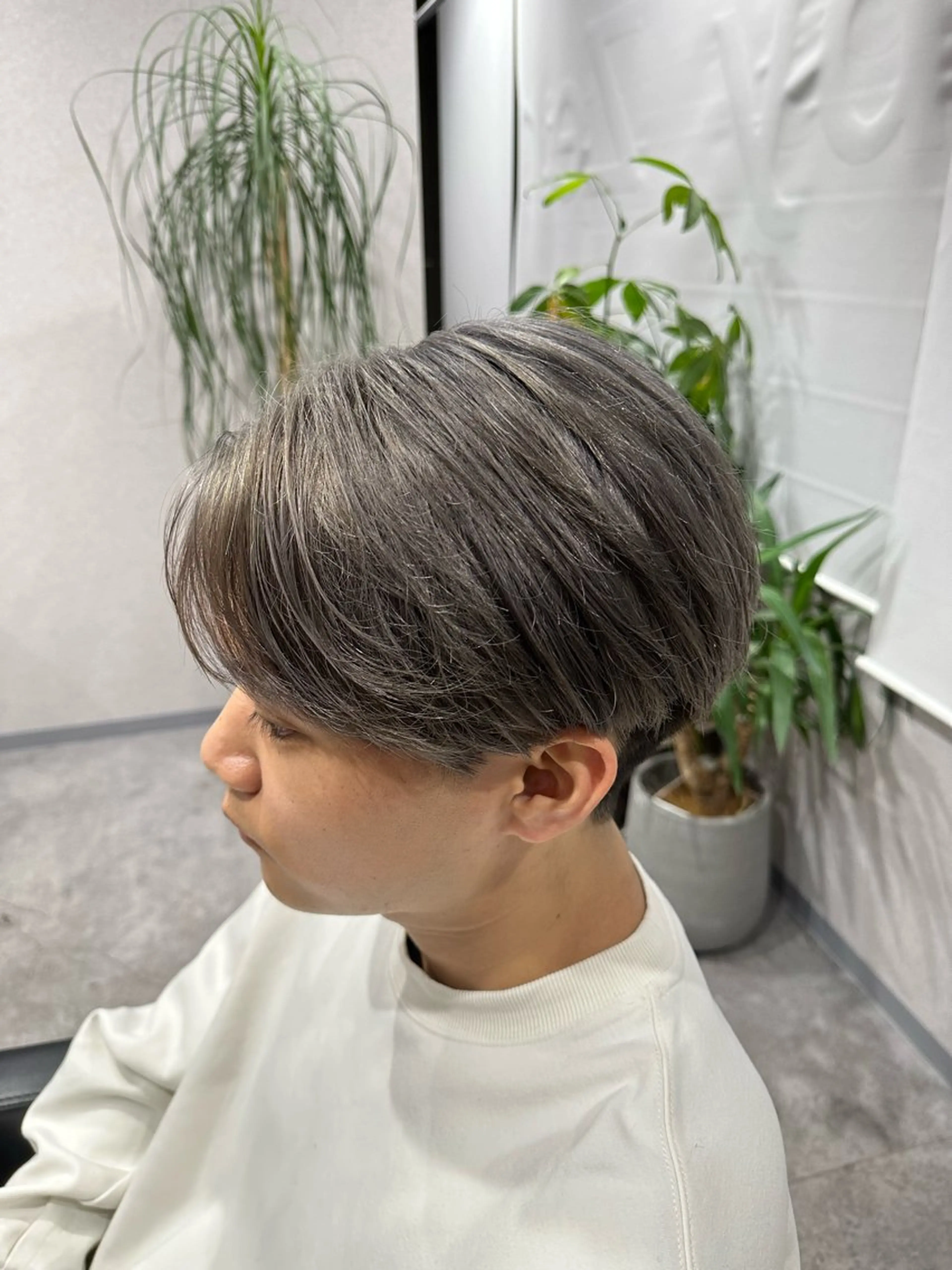 カラー メンズ ヘアカラー BTECHbyZen所属・ハイトーン特化 美容師[福永一世]のヘアスタイル