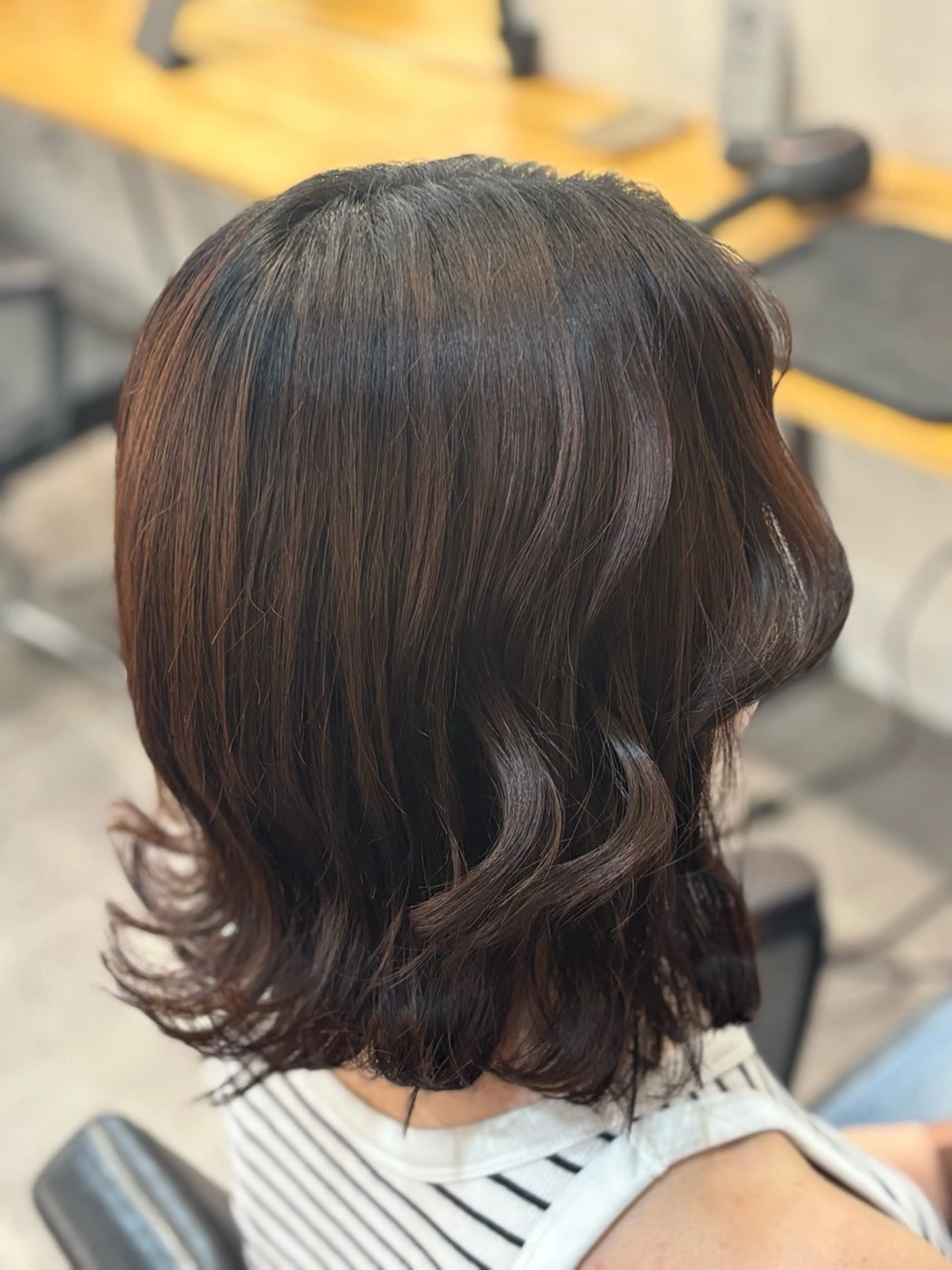 ミディアム カット エクステ/ハイトーン /ミサキのヘアスタイル