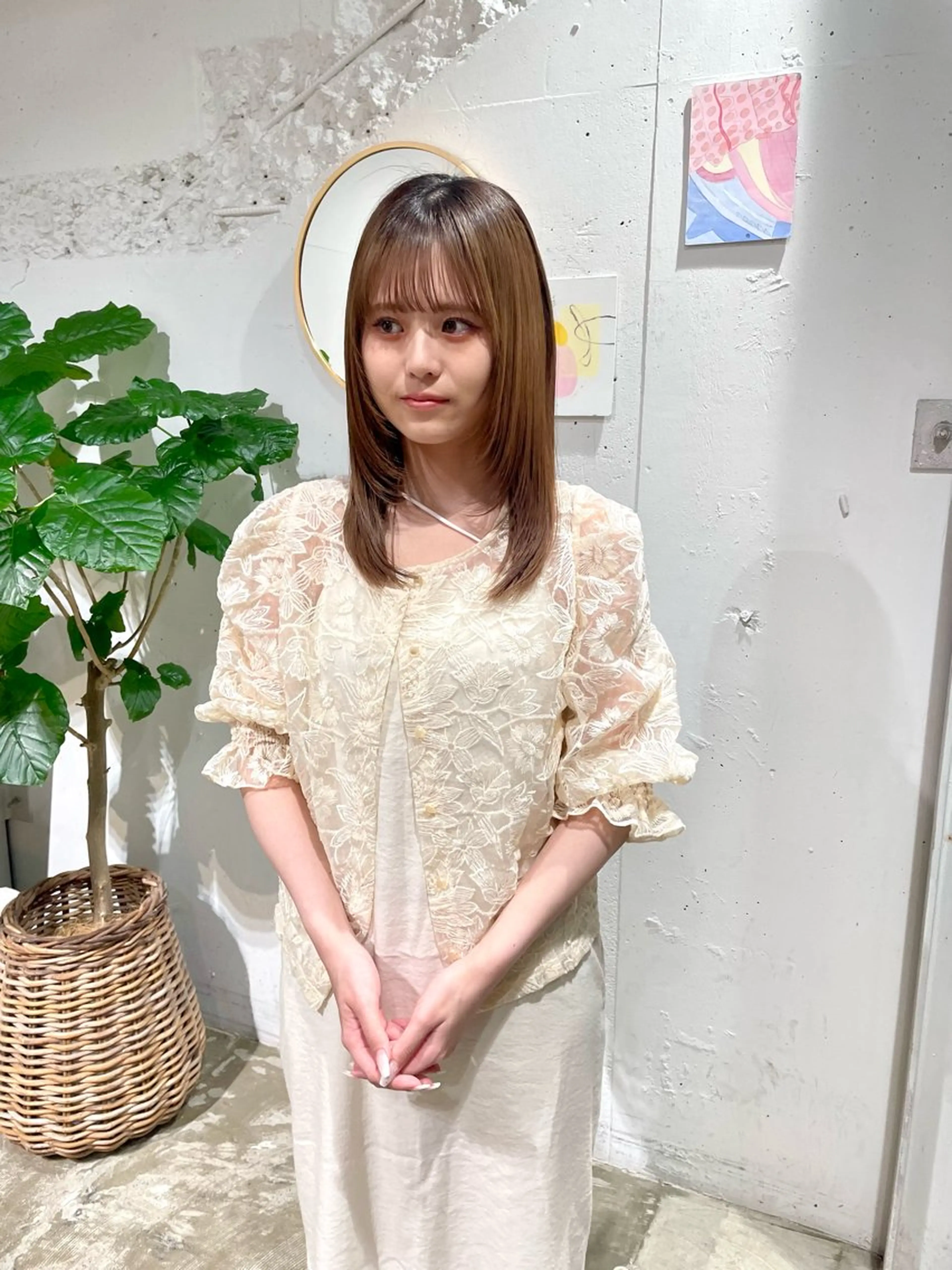 セミロング yearn所属・naho✂︎bob/ layerのヘアスタイル