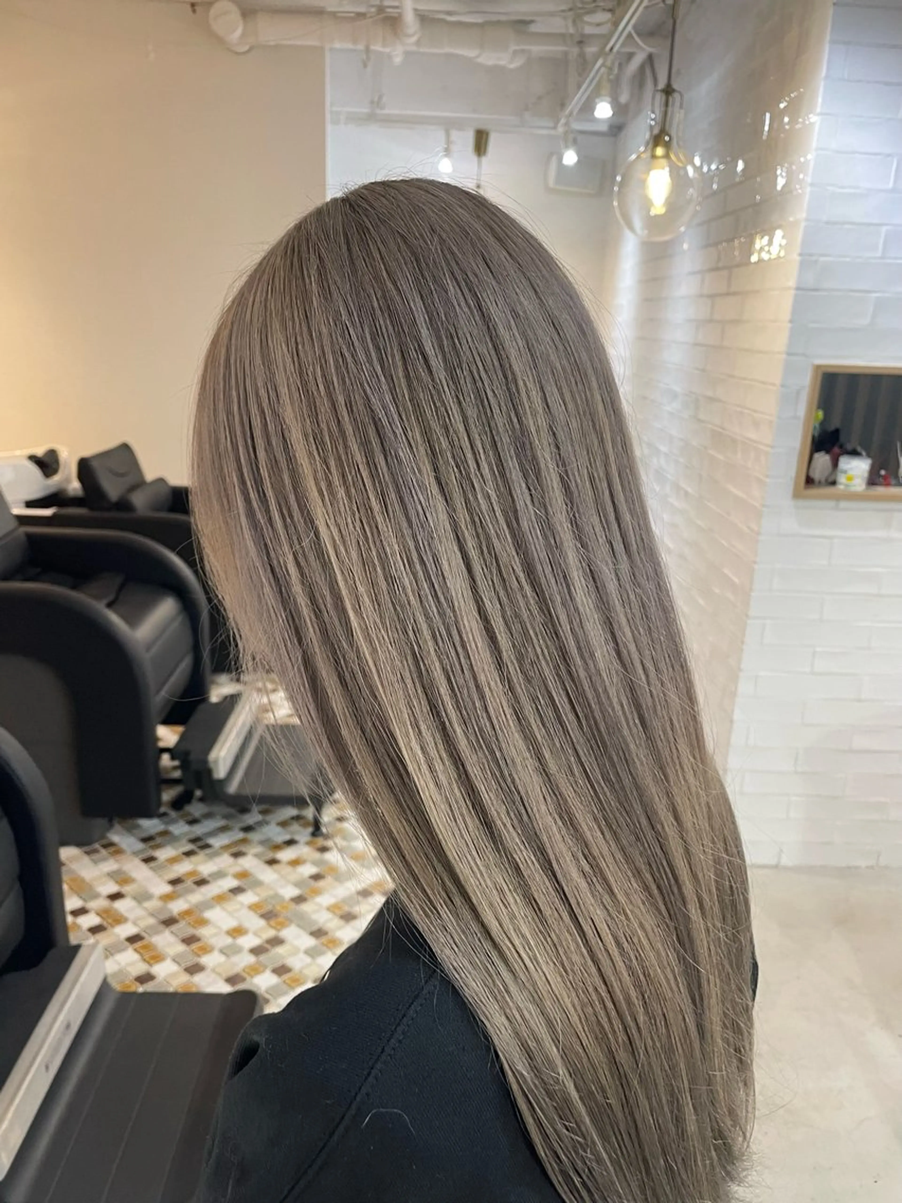 ロング カラー グレージュ ヘアカラー トリートメント faith hair bisq所属・平澤 萌香のその他イメージ