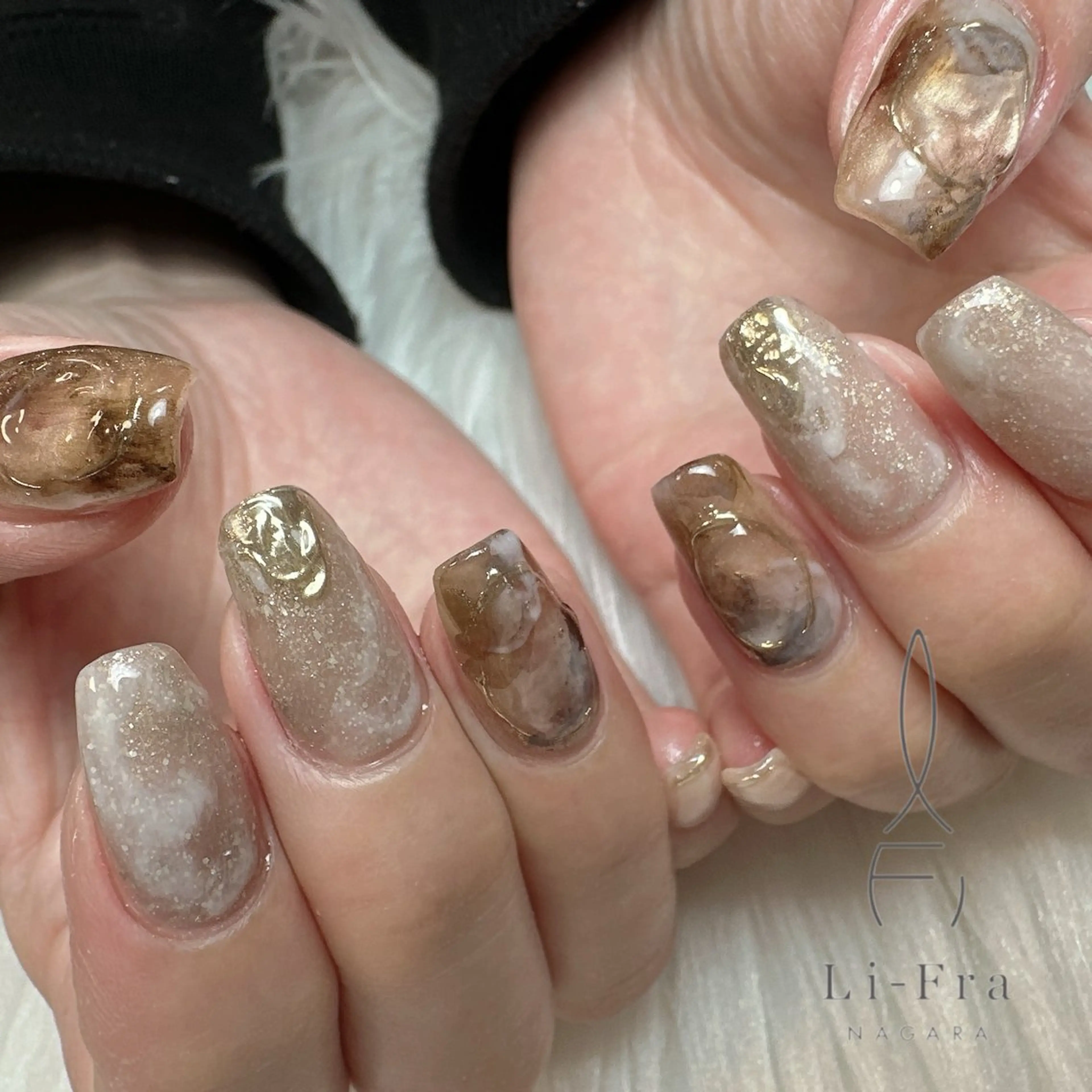 ネイル ハンドネイル li-fra RINAのネイルデザイン