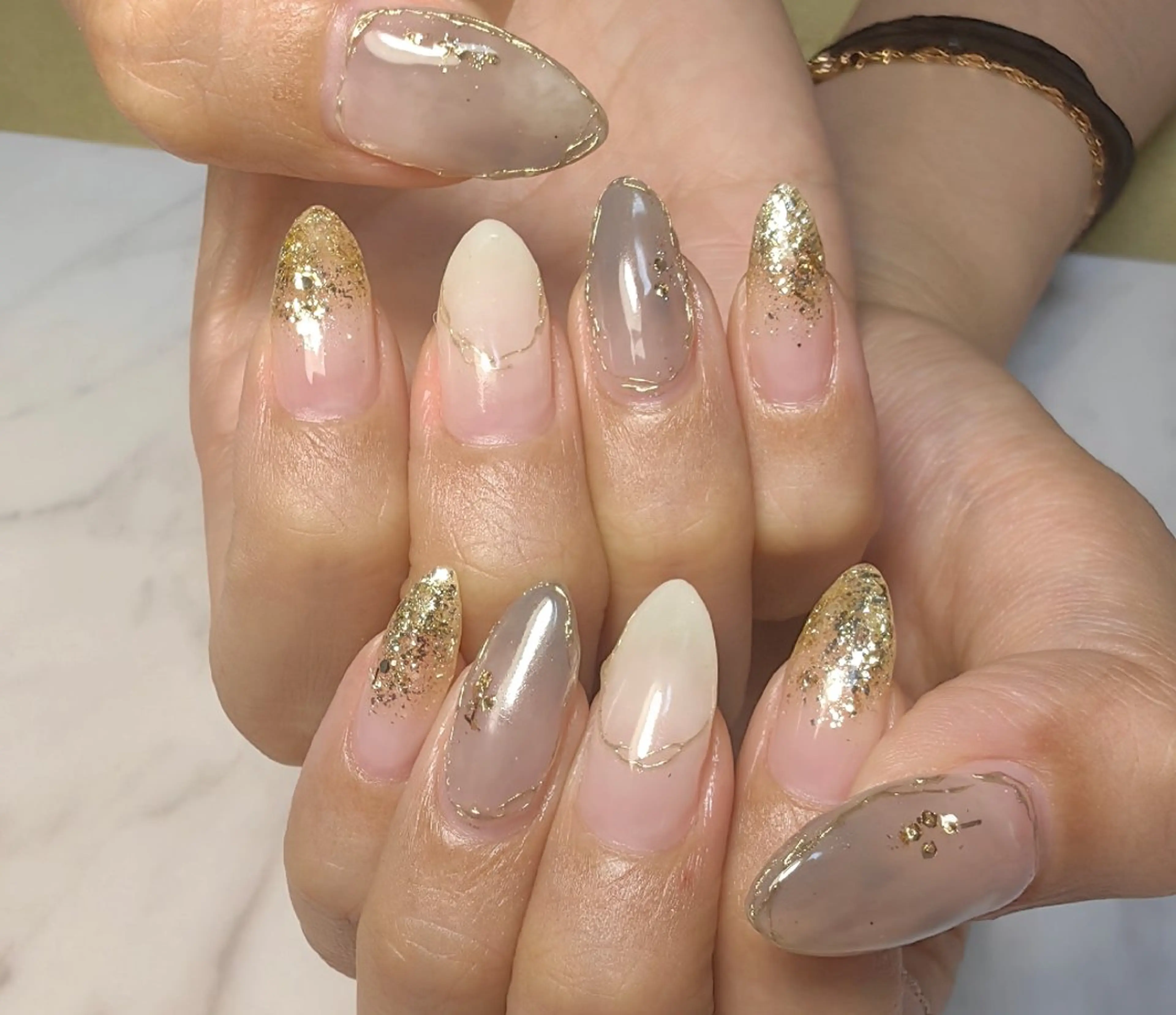 ネイル グラデーション ハンドネイル reve あやののネイルデザイン