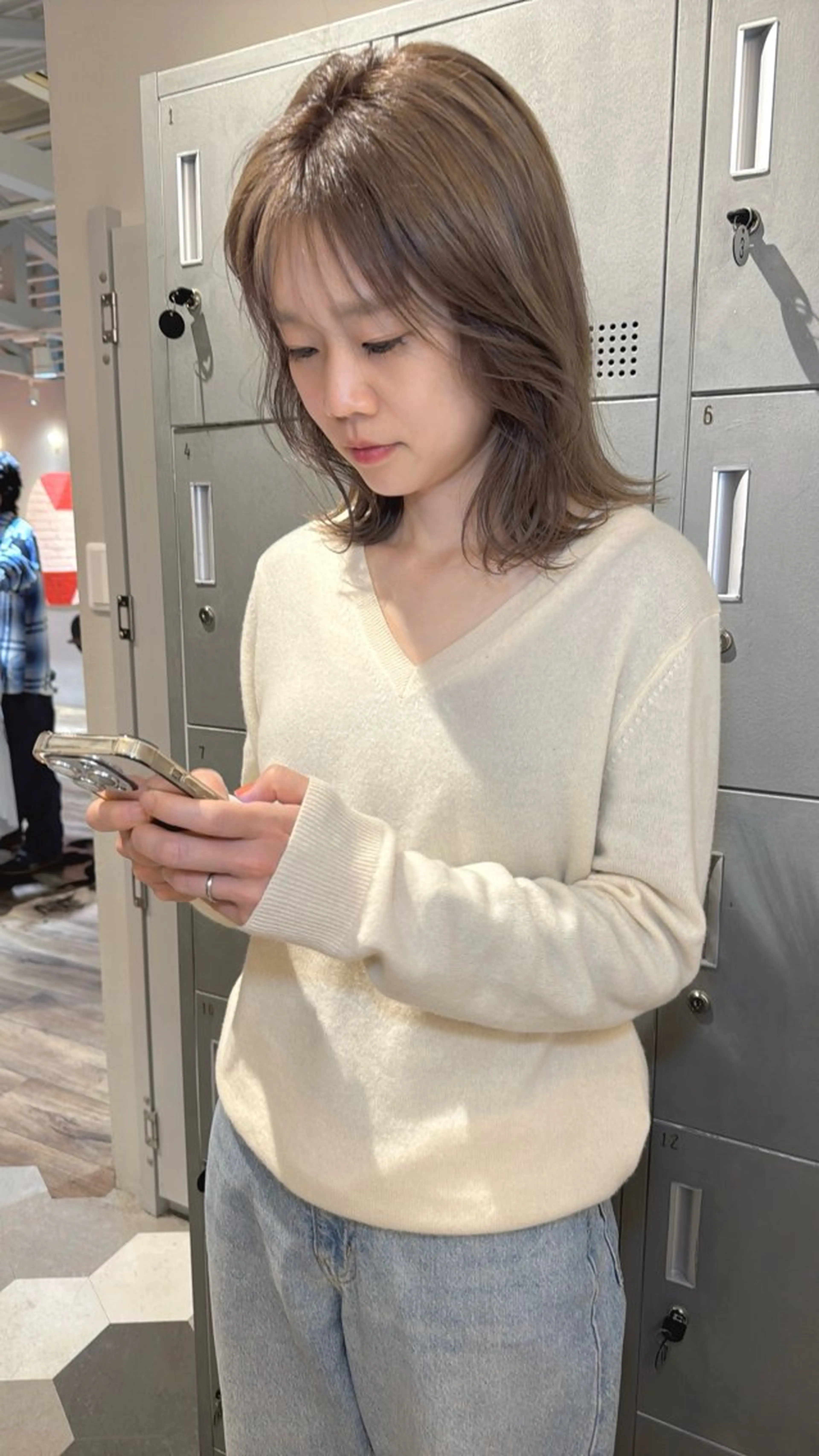 ミディアム ヘアカラー 【天満1艶髪】潤艶/ 髪質改善🌹釣本竜哉のヘアスタイル