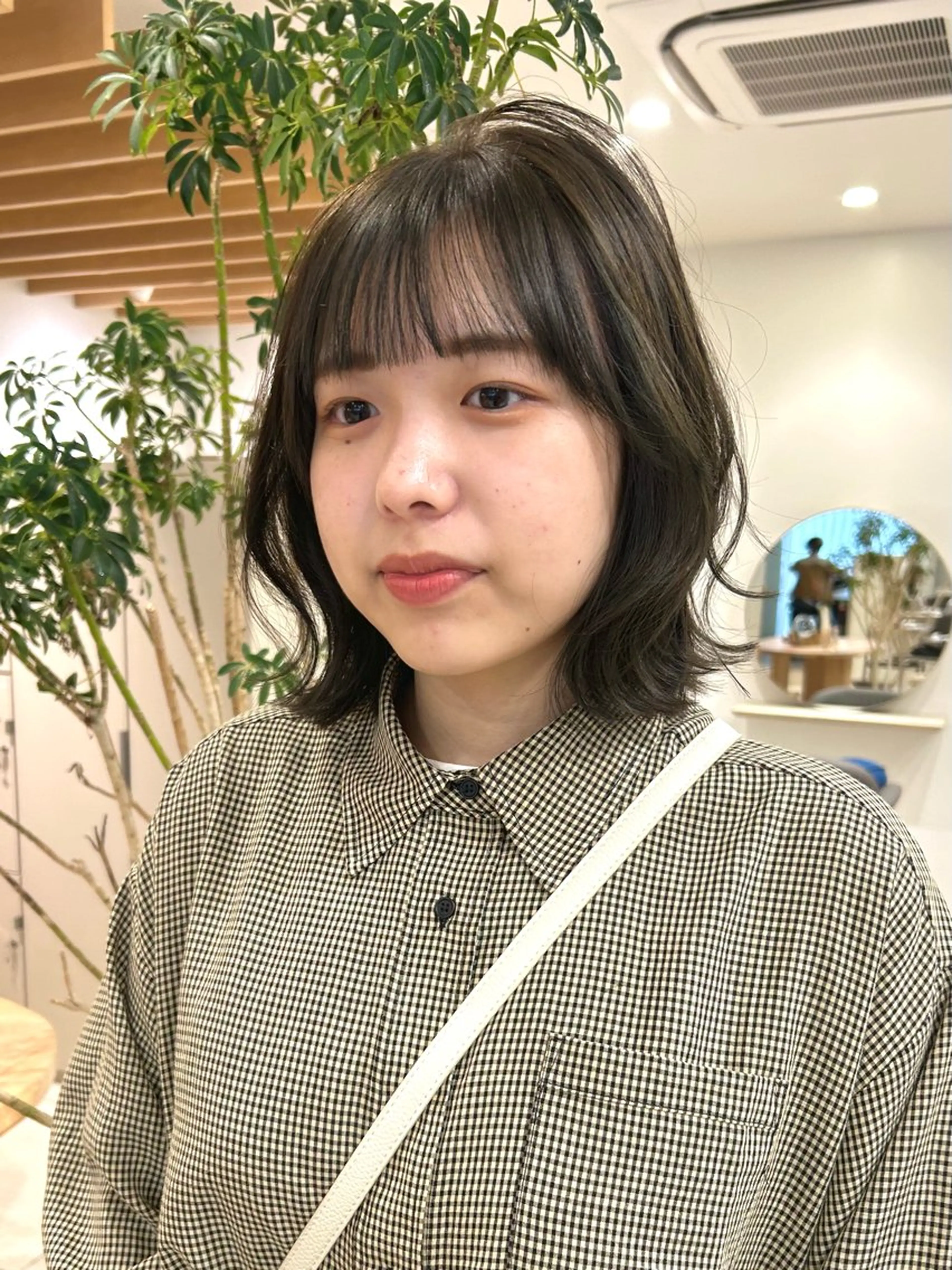 ミディアム カラー ヘアカラー トリートメント 矢場町/酸性ストレー ト/髪質改善/リオのヘアスタイル