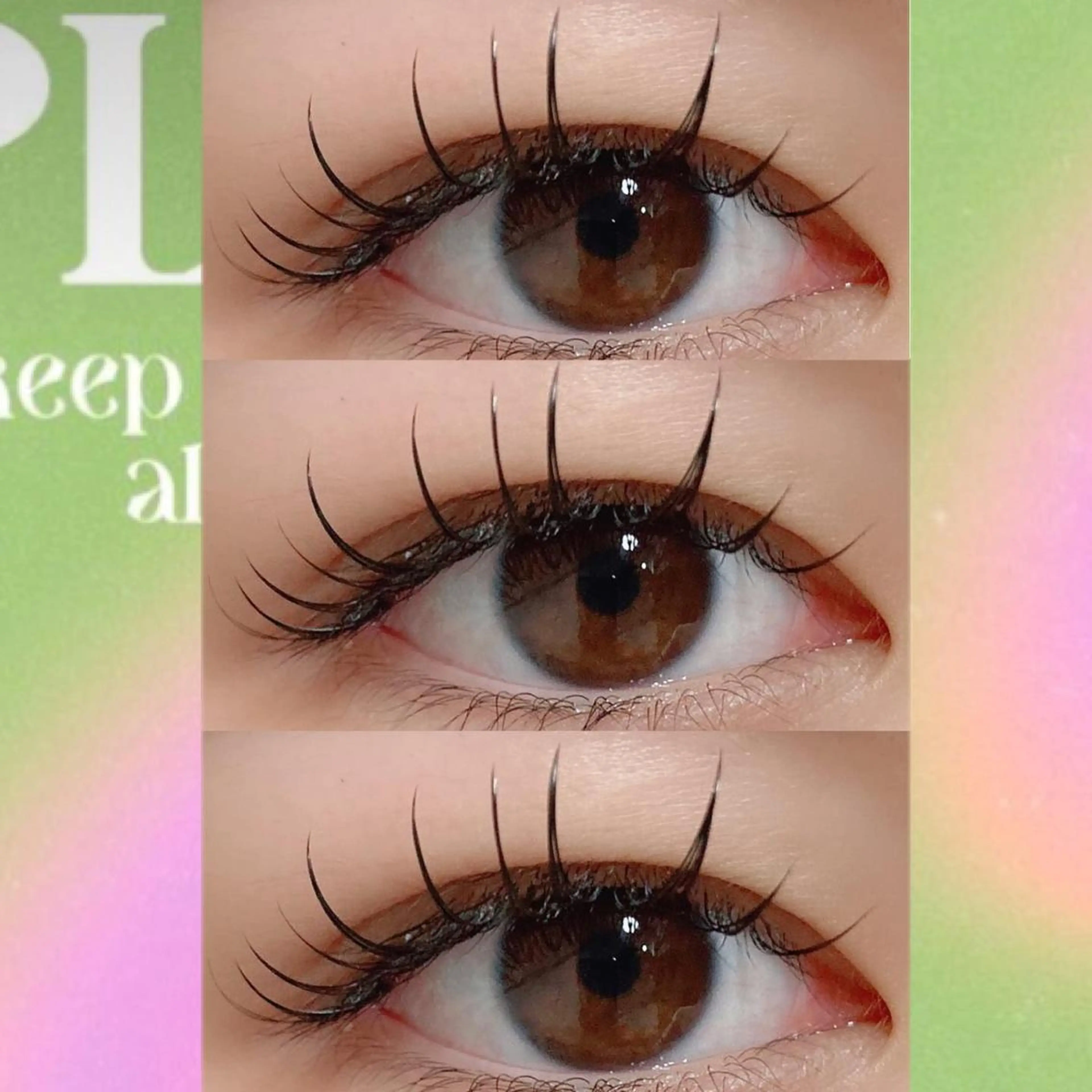 マツエク・マツパ フラットラッシュ 韓国風マツエク まつげパーマ 一重×まつ毛パーマ orihara𐙚 まつげパーマ/眉毛のマツエク・マツパデザイン