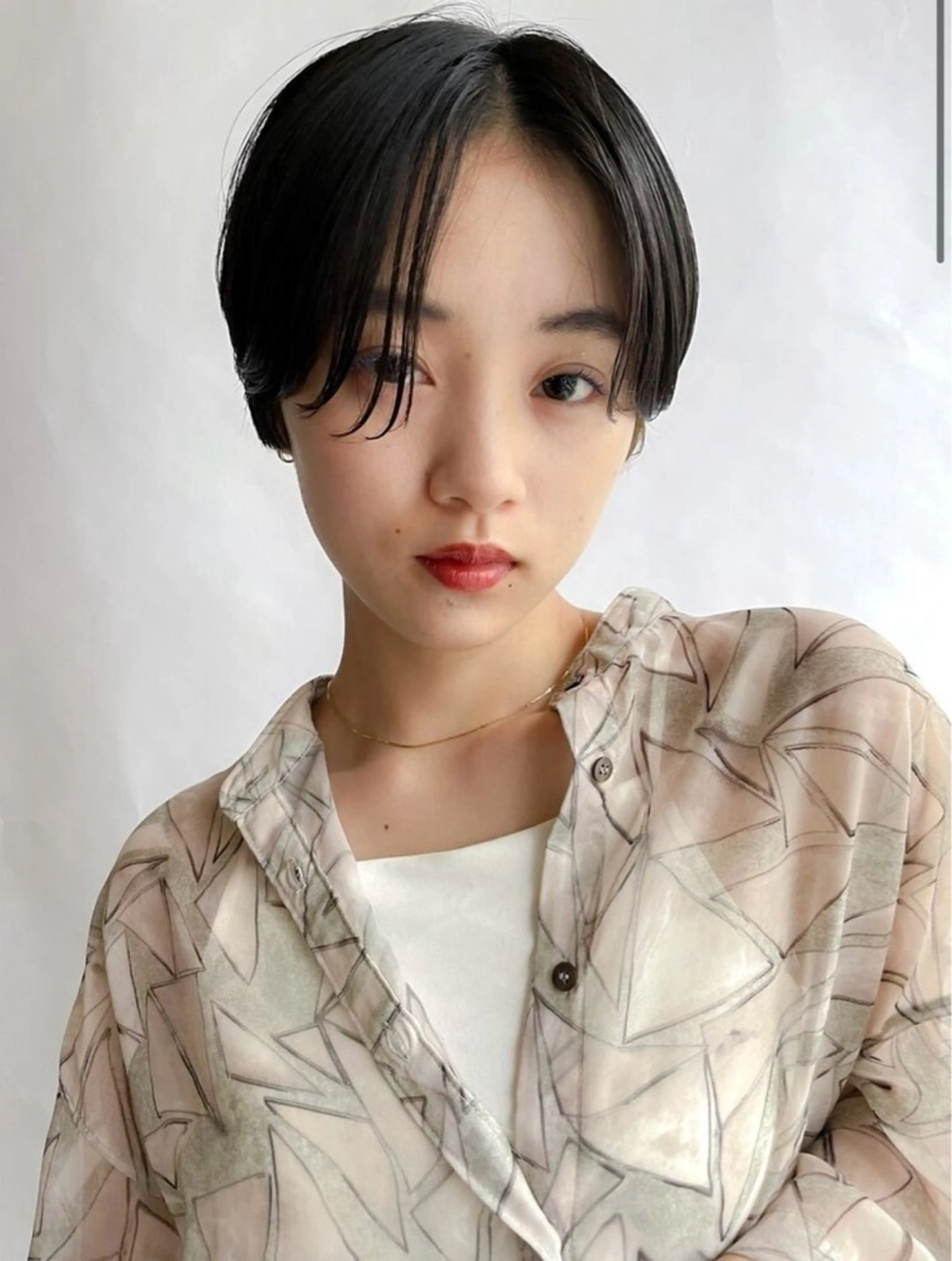 ショート ショートヘア 山口生真 ✂︎小顔矯正カットのヘアスタイル