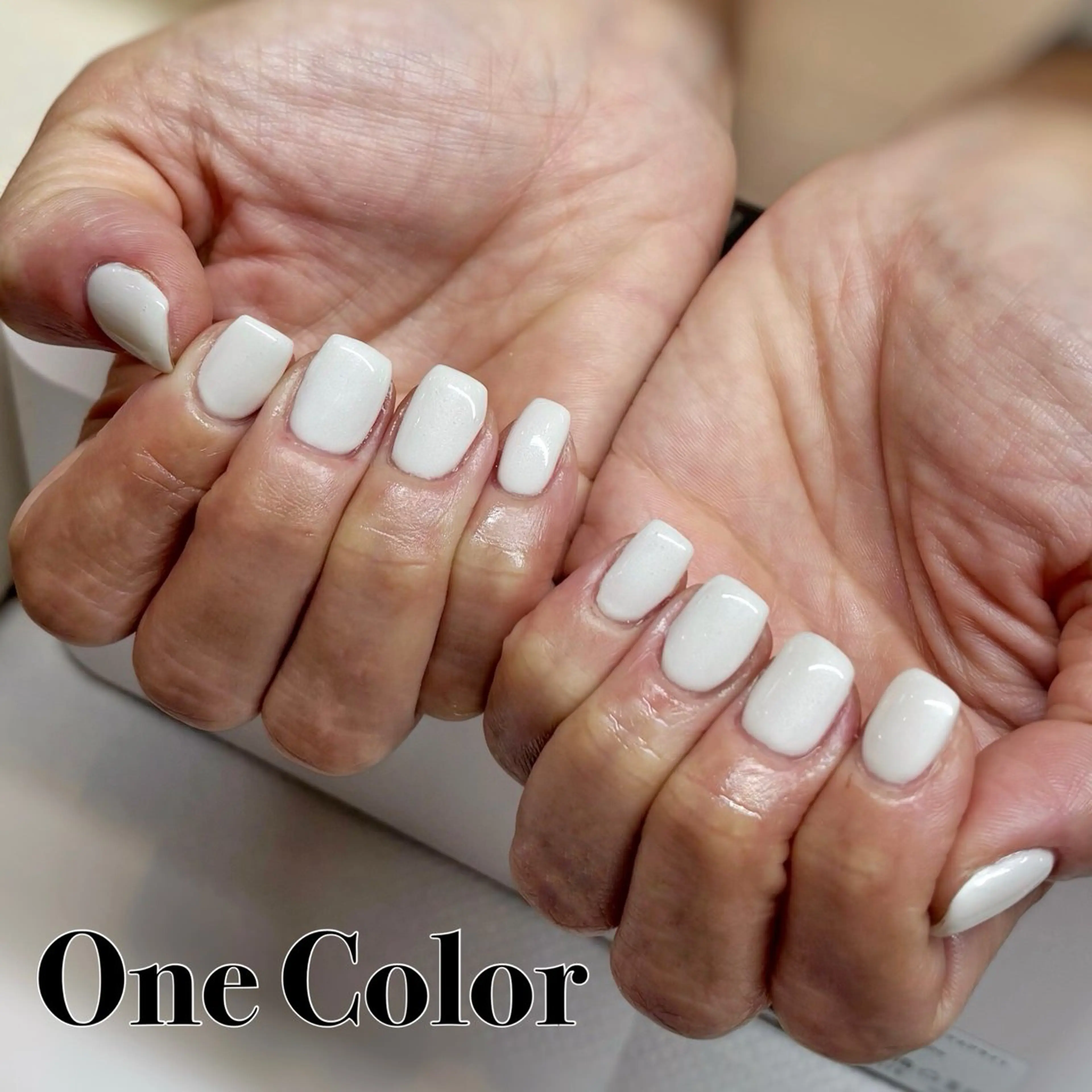 ネイル ワンカラーネイル ネイルサロンエーナイン本店所属・【モデル募集中】 hina🌼のネイルデザイン