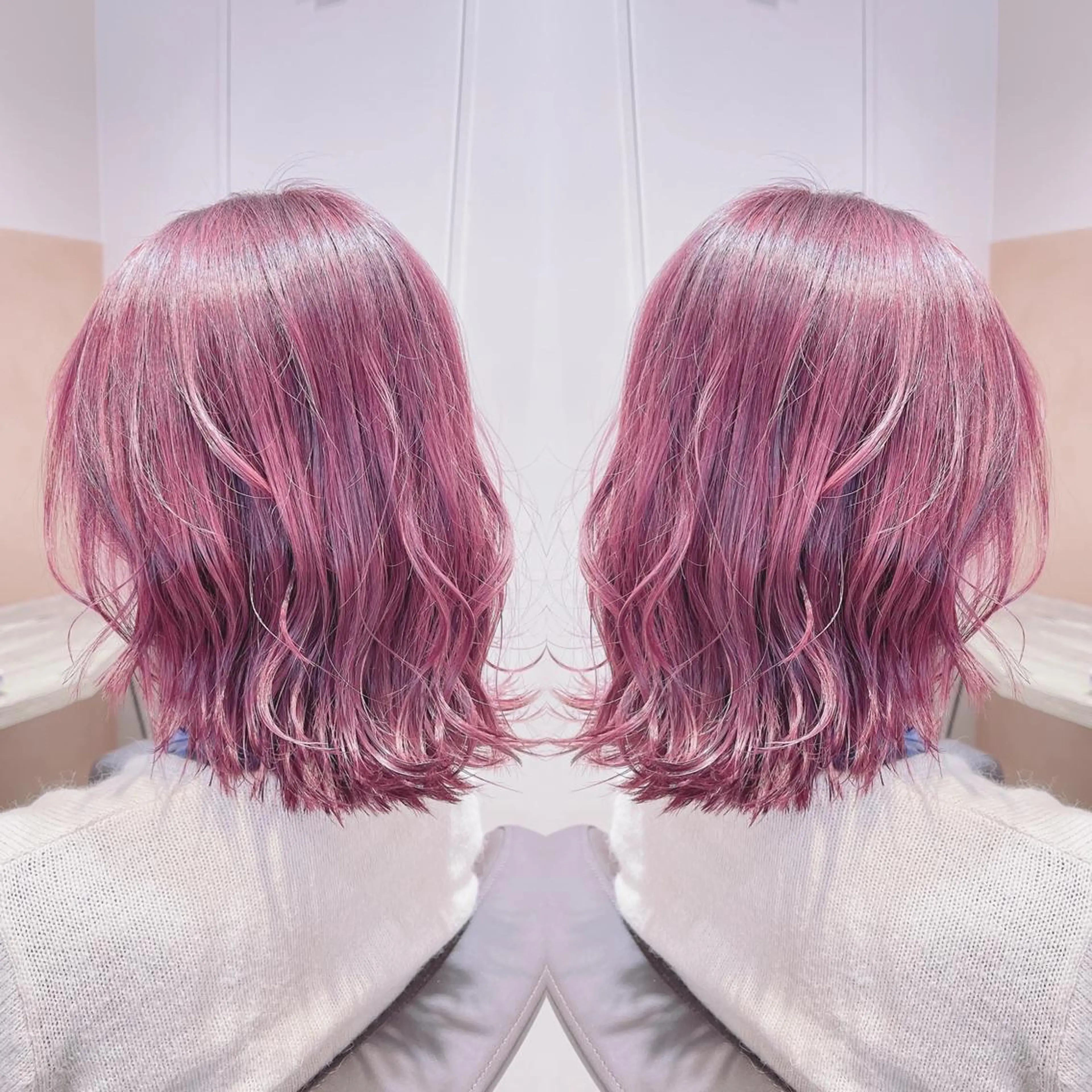 ミディアム 髪質改善×艶髪　斉藤 勝のヘアスタイル