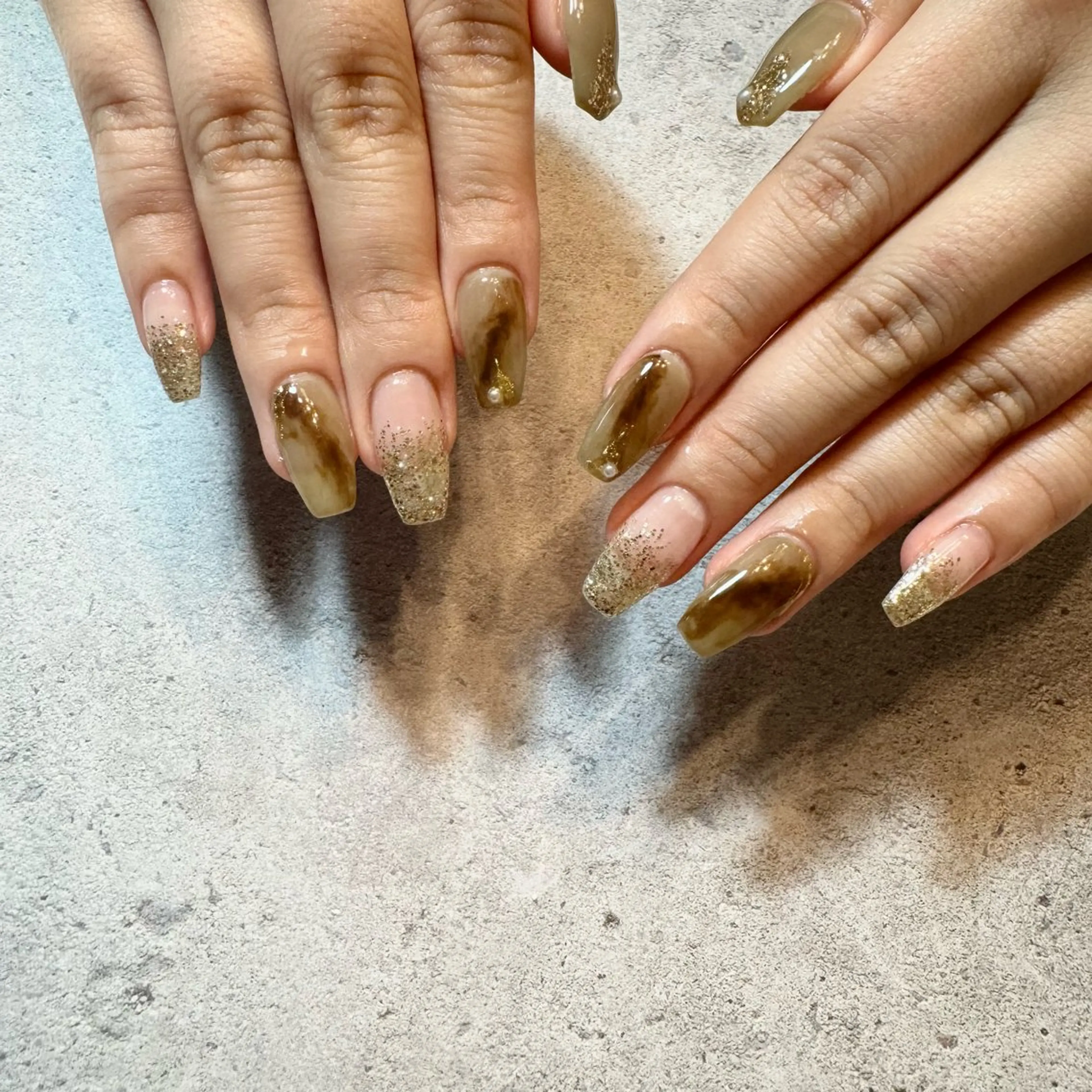 ネイル Aulu'bネイル ボディージュエリーのネイルデザイン