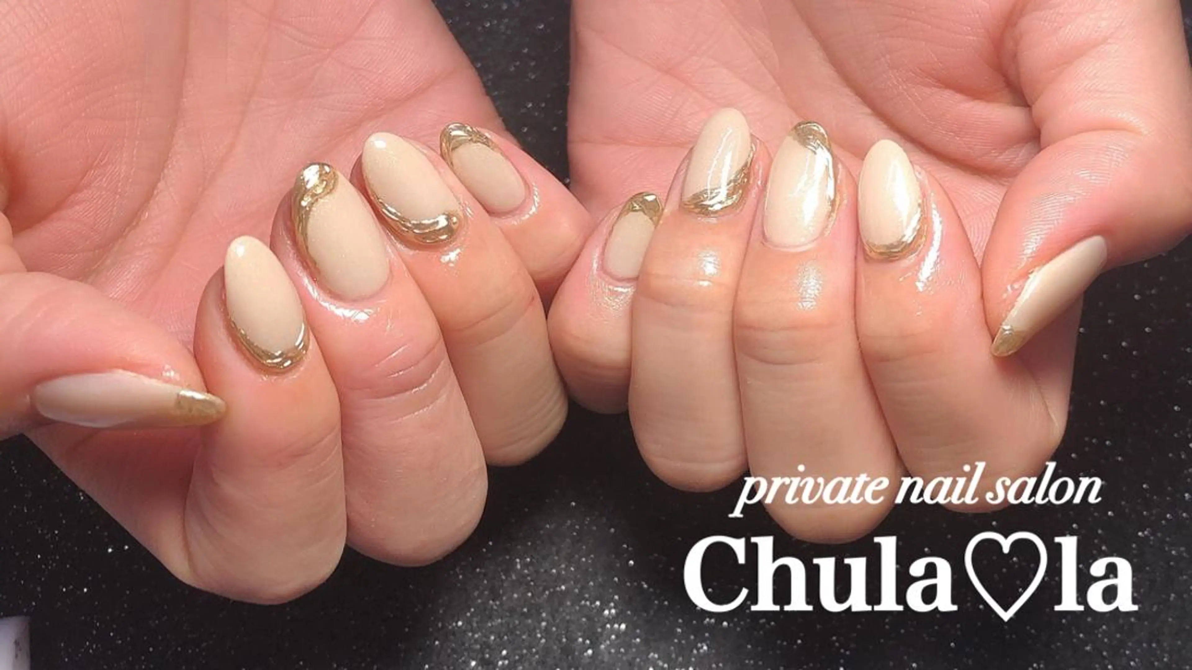 ネイル ミラーネイル ハンドネイル Chula♡la 豊見城市高安のネイルデザイン