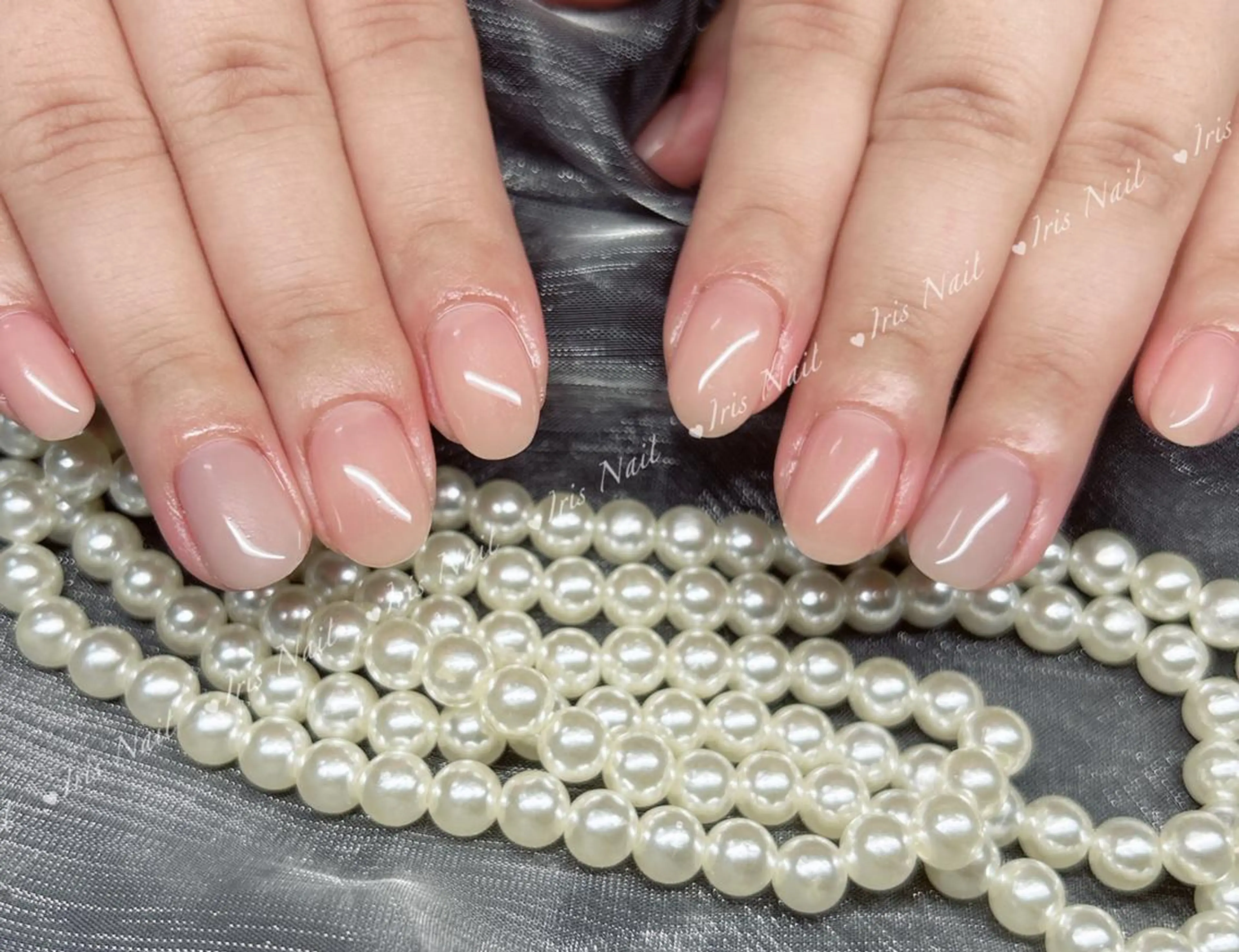 ネイル ピンク ハンドネイル ハンドケア IRIS NAIL大塚のネイルデザイン