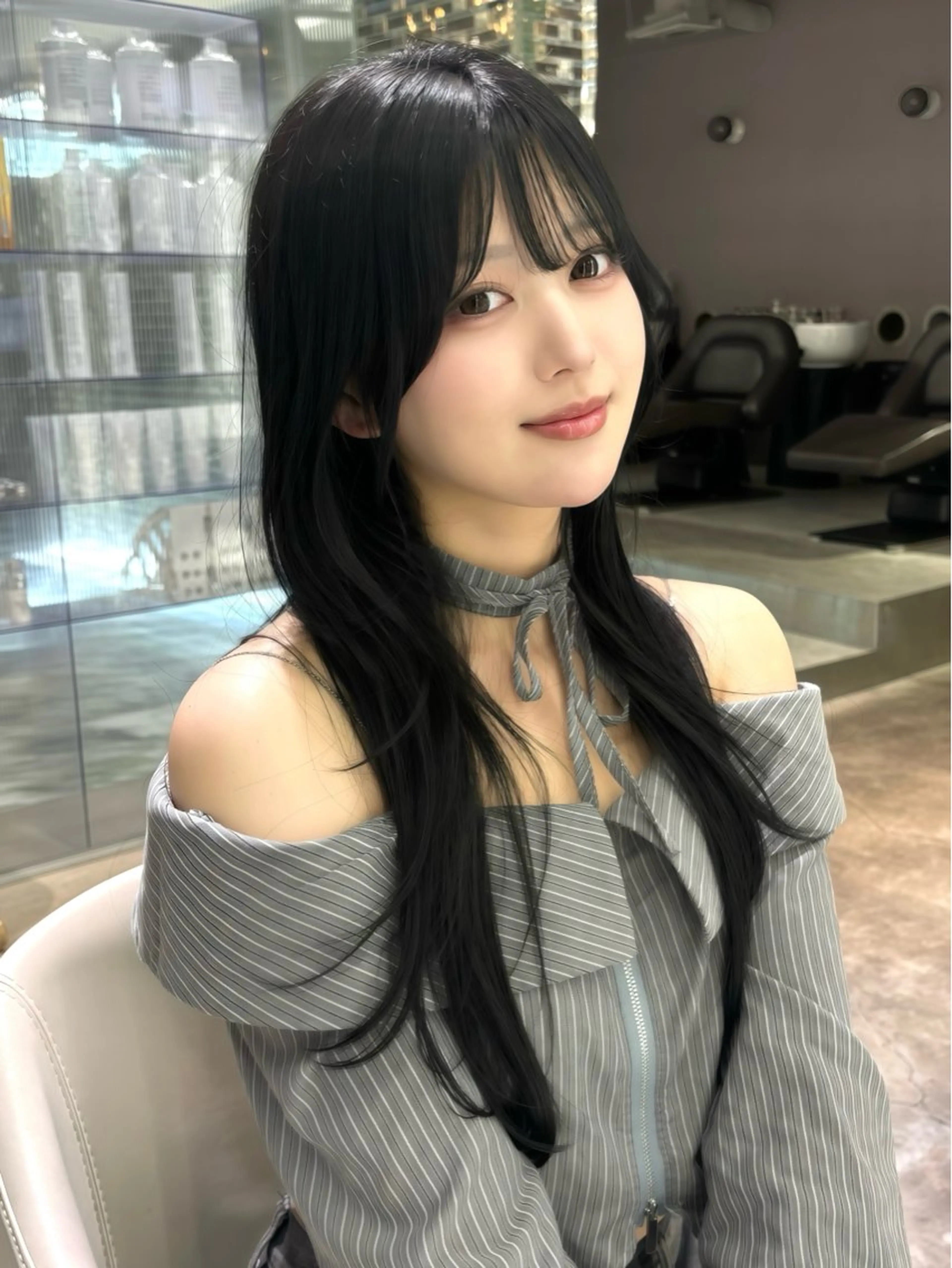 《韓国っぽ柔らかトーン🇰🇷》カラー＋ケアトリートメントの写真