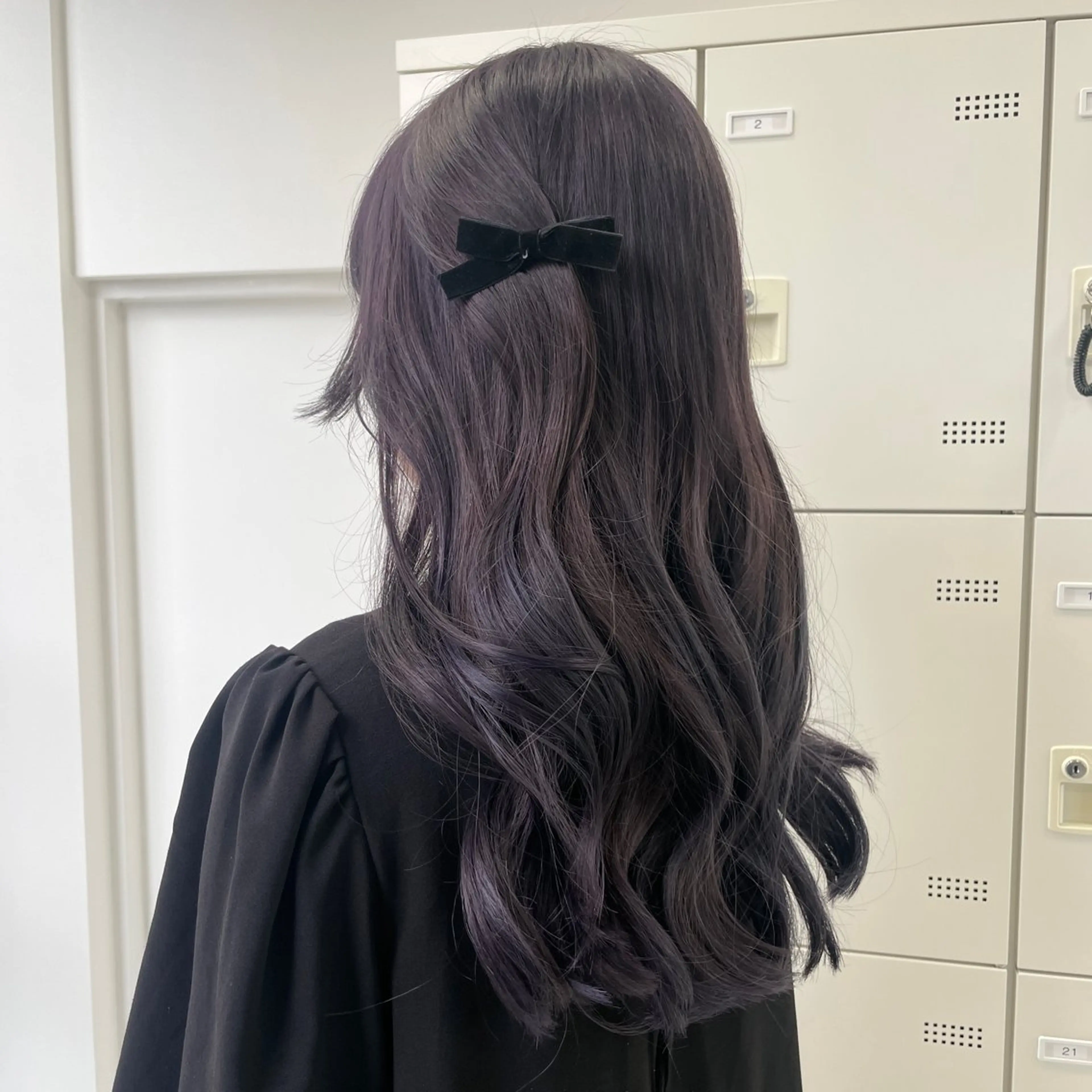 セミロング ヘアカラー MOE 福岡韓国ヘア✧︎のヘアスタイル