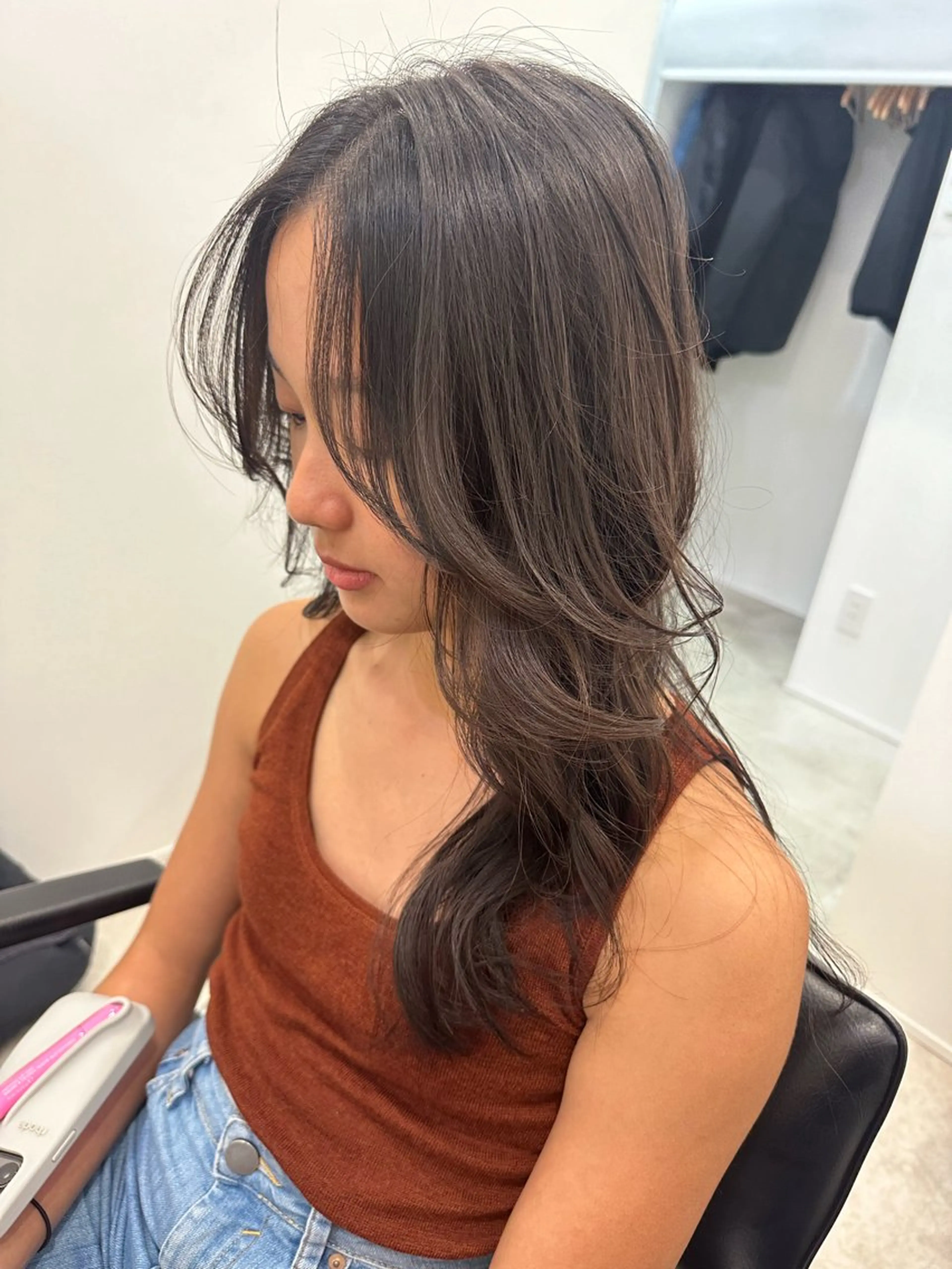 ロング カット トリートメント ヘアセット/艶カラー 💐nao.のヘアスタイル