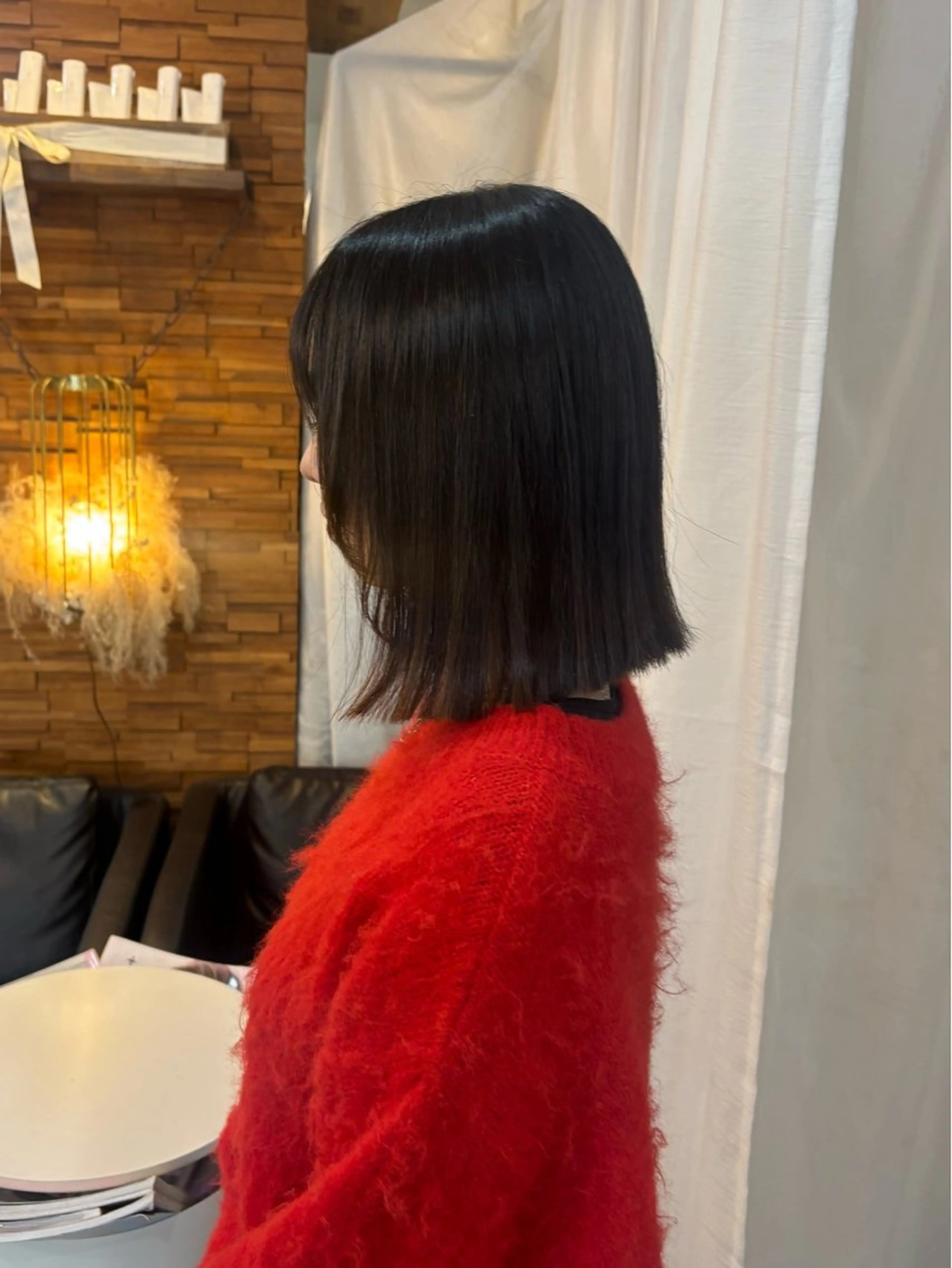 ミディアム ボブ 外ハネヘア カット ボブ/可愛いスタイル ⠀ゆらのヘアスタイル