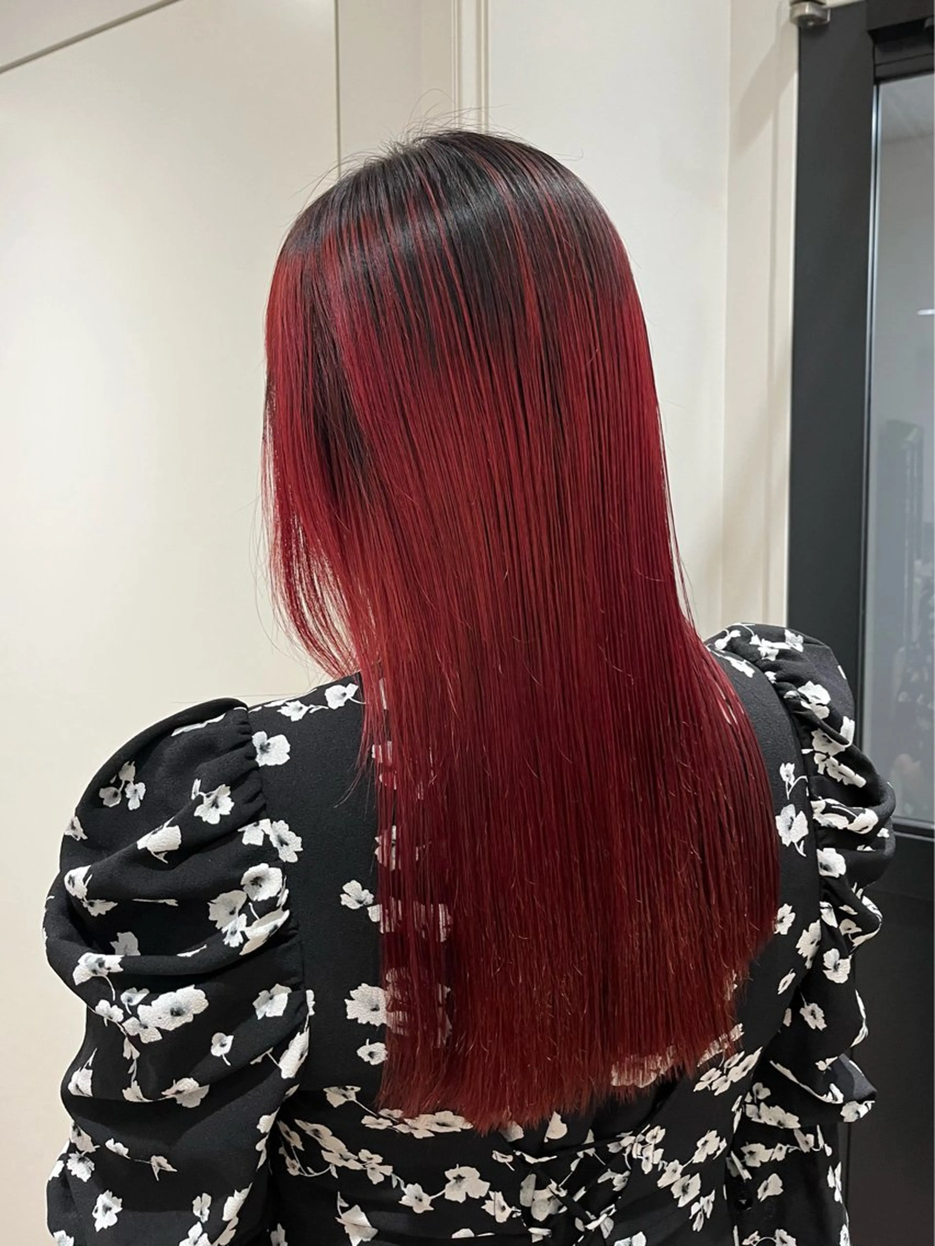 ロング カラー カット ヘアカラー ELLE salon サエのヘアスタイル