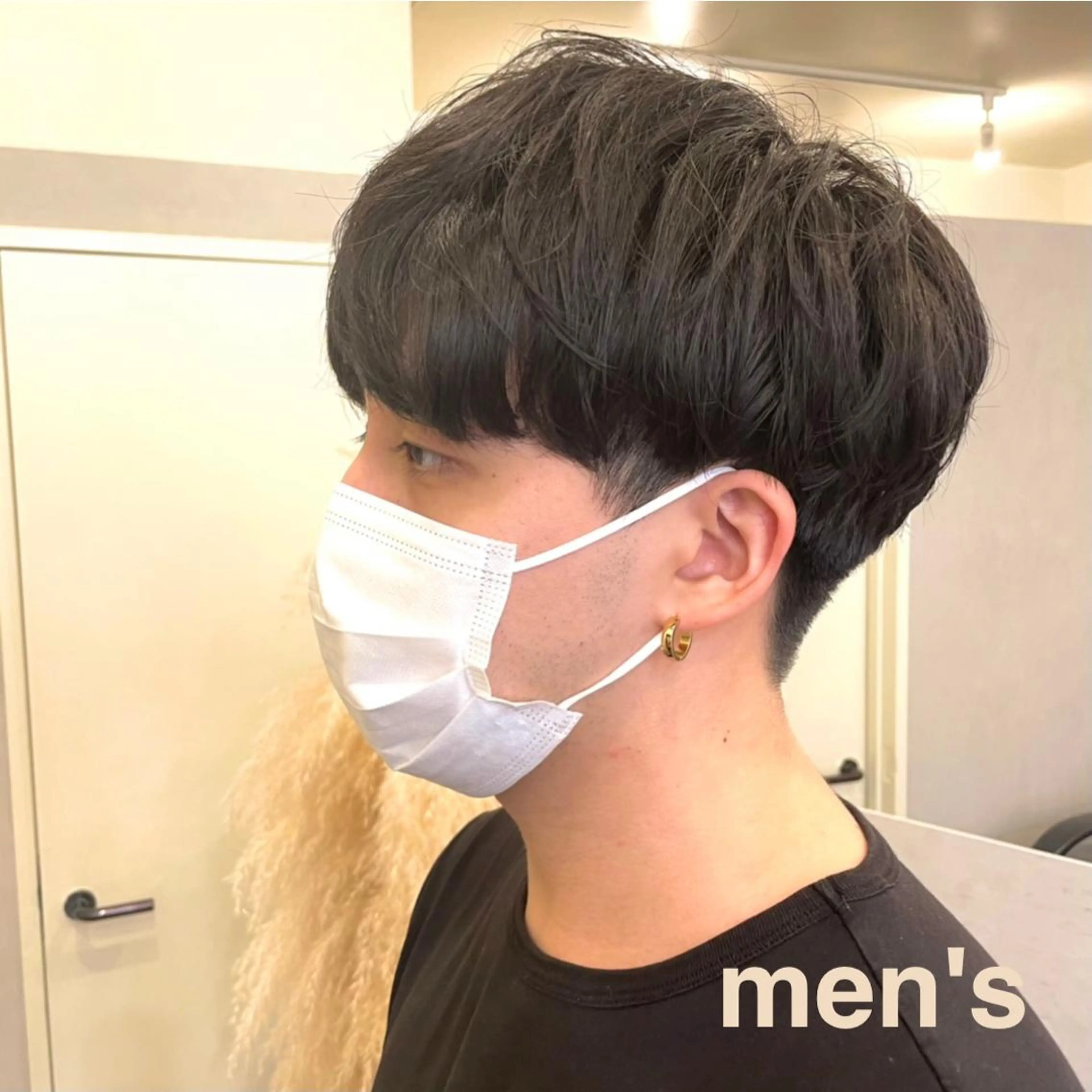 メンズ メンズ韓国風 マッシュ メンズパーマ Anytime所属・はるか 💐 お悩み改善美容師のヘアスタイル