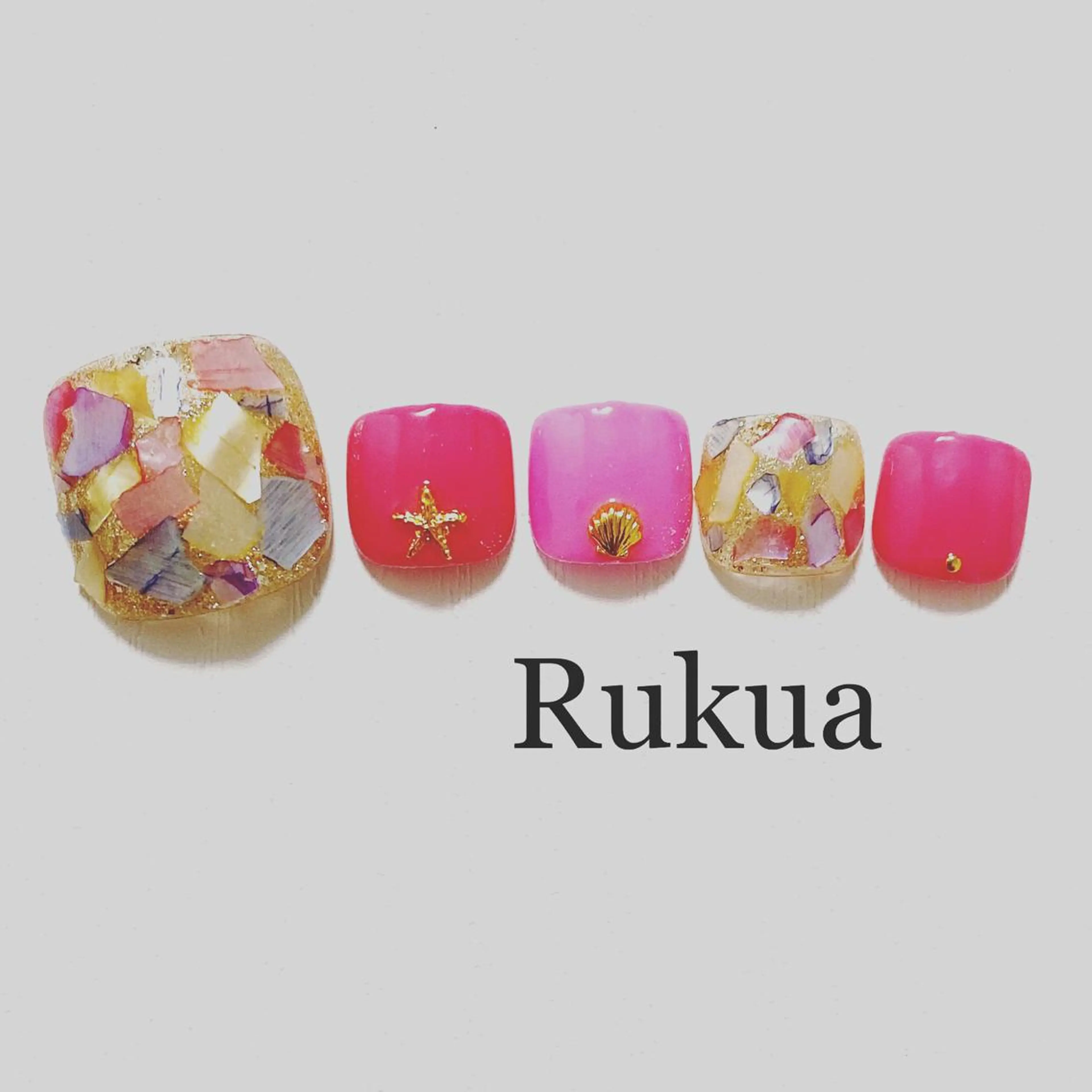 ネイル フットネイル Rukua Nのマツエク・マツパデザイン