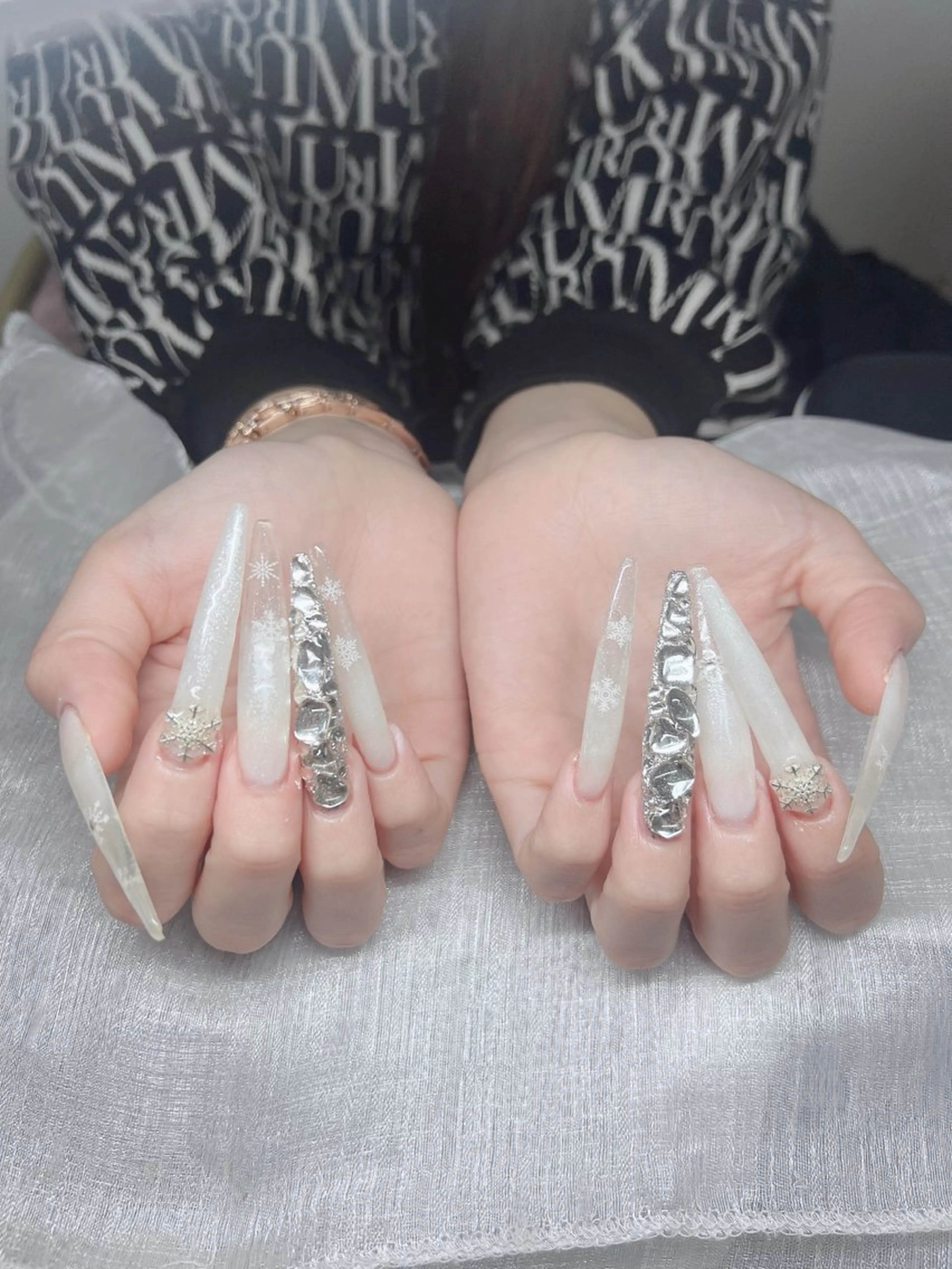 ネイル ハンドネイル Lee Nails チップ長さだし専門店のネイルデザイン