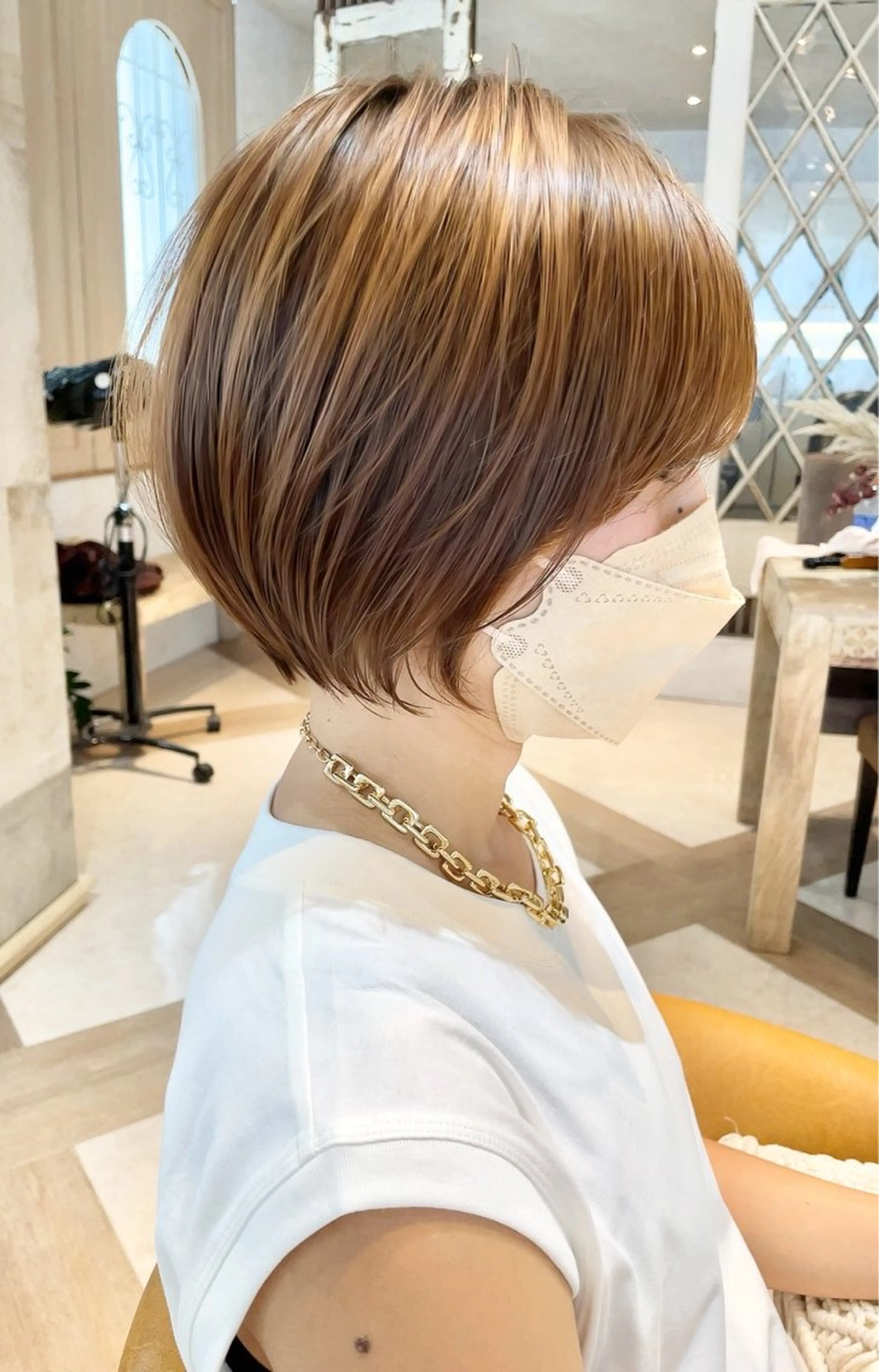 ショート カット ヘアカラー トリートメント 韓国ヘア/髪質改善 /Harunaのヘアスタイル