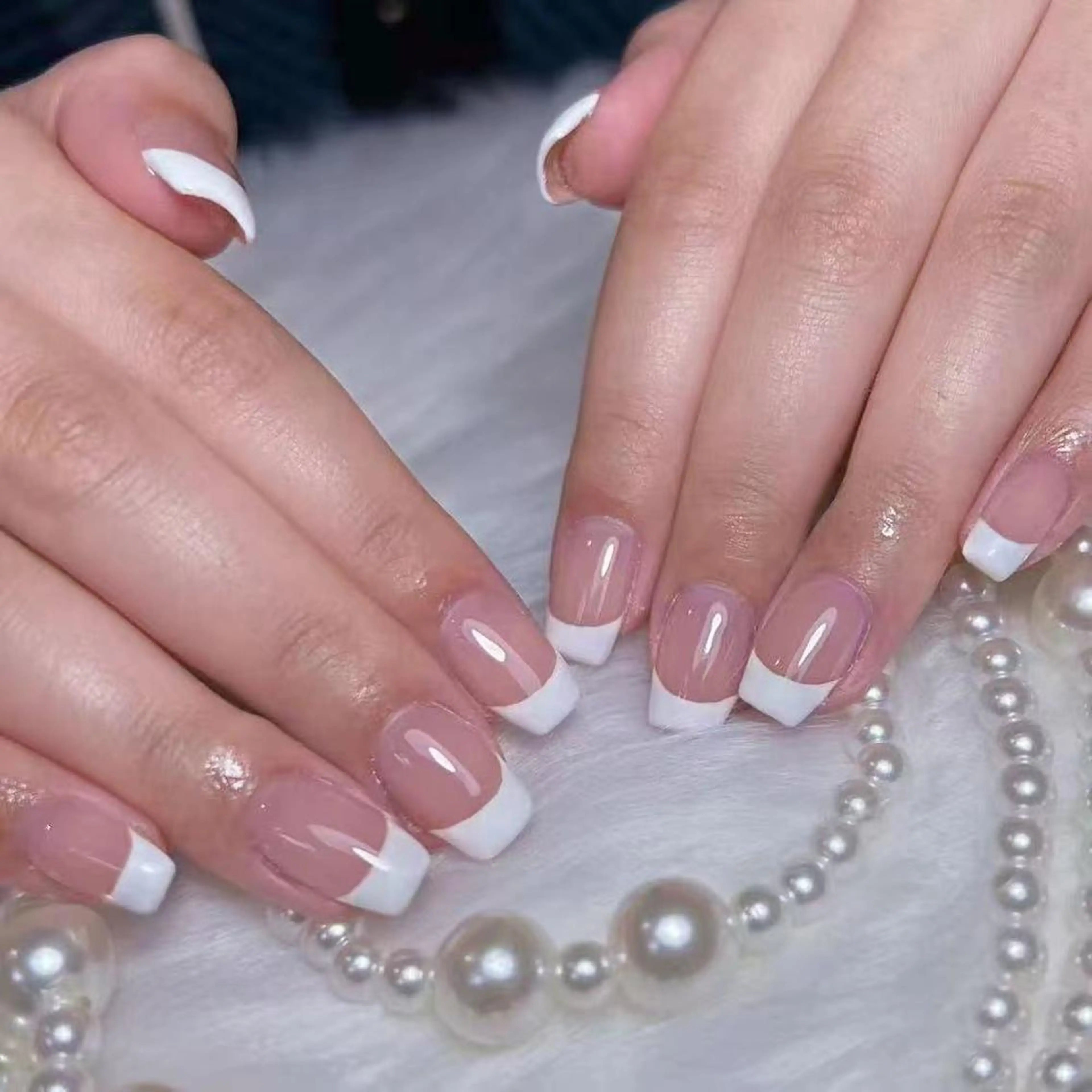 ネイル アートネイル オーロラネイル ガーリー キラキラネイル 韓国ネイル ハンドネイル DIAMOND NailStudioのネイルデザイン