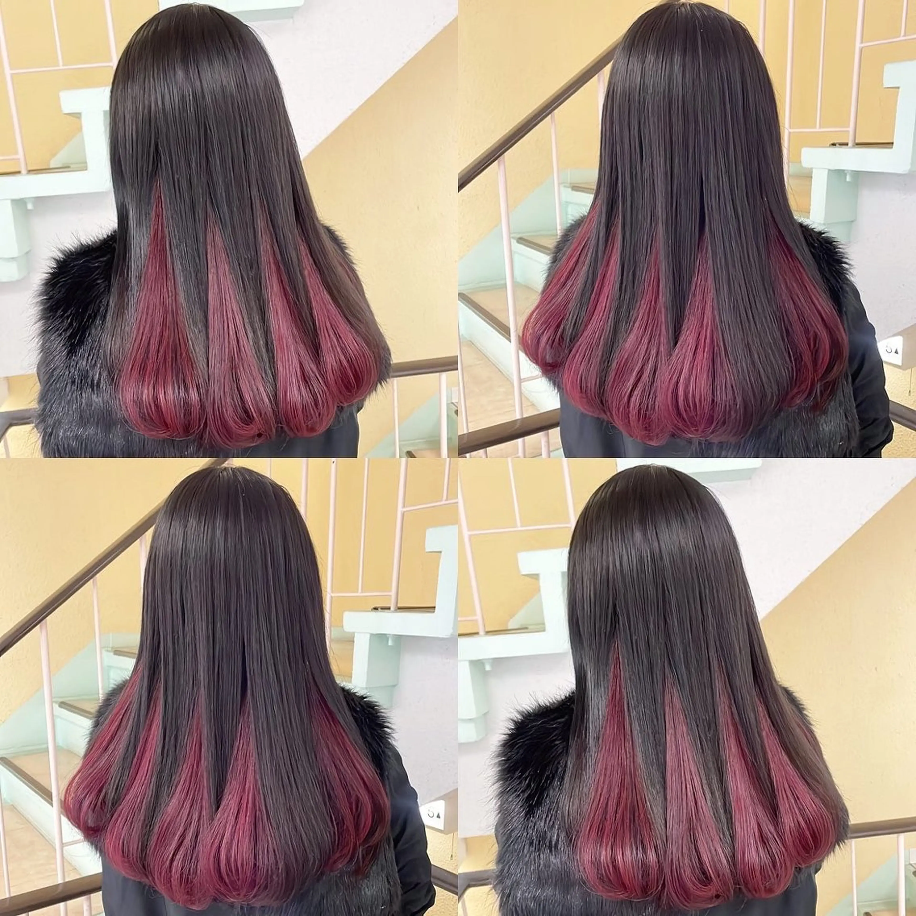 カラー ヘアカラー トリートメント 渋谷:インナーカラー ／🍒エリカ🍒のヘアスタイル