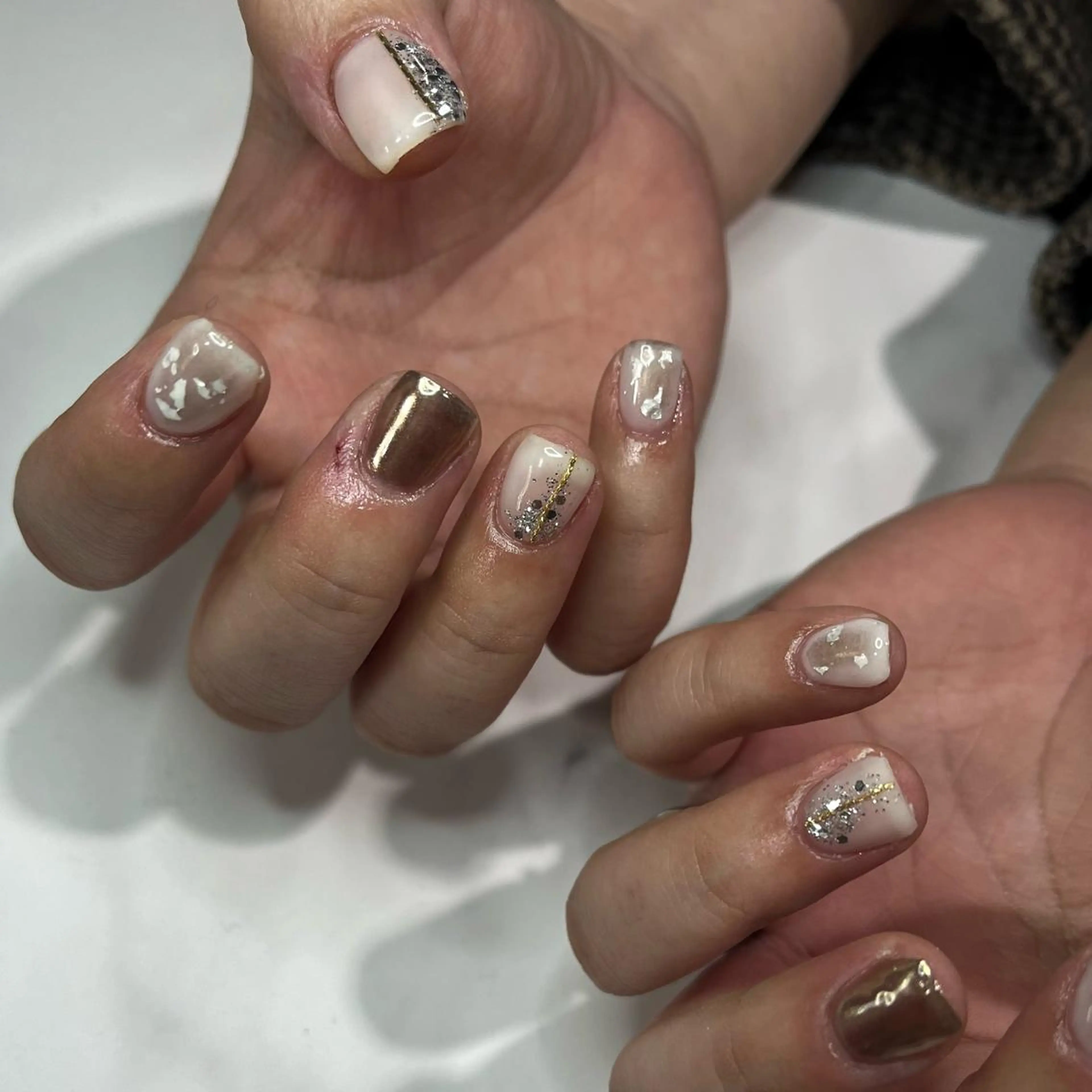 ネイル 🤎Two ERI🤎のネイルデザイン