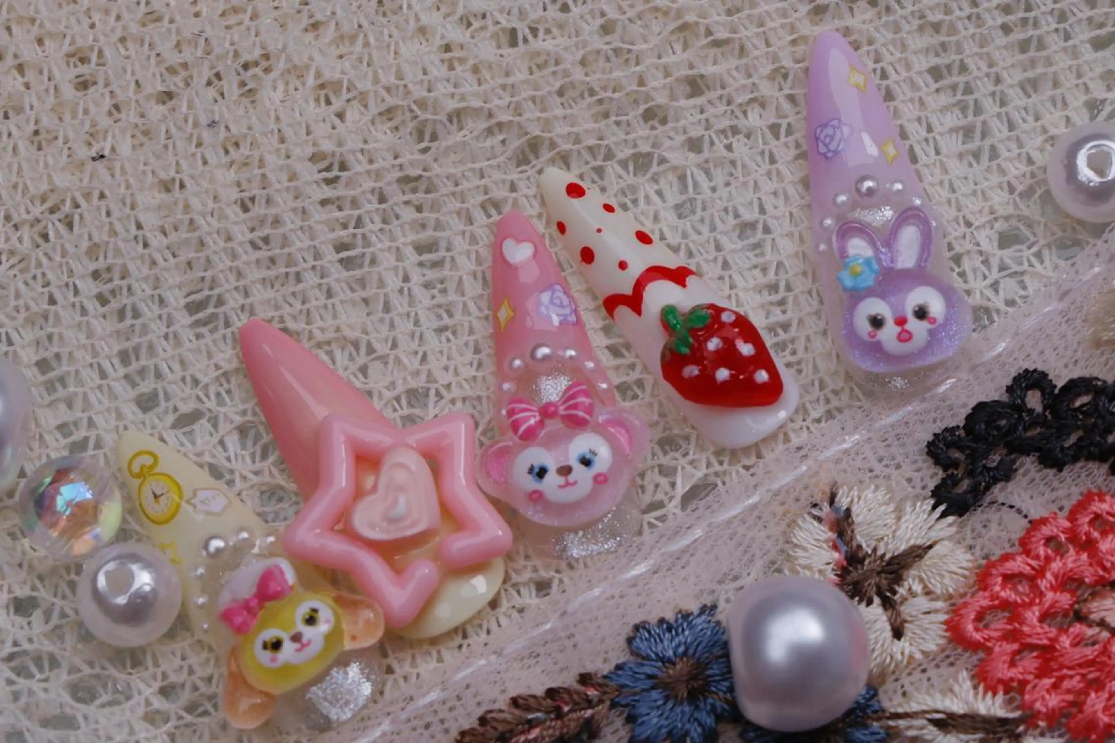 ネイル ハロウィン ロングネイル マグネットネイル スカルプネイル ネイルチップ ハンドネイル Mss えりのネイルデザイン