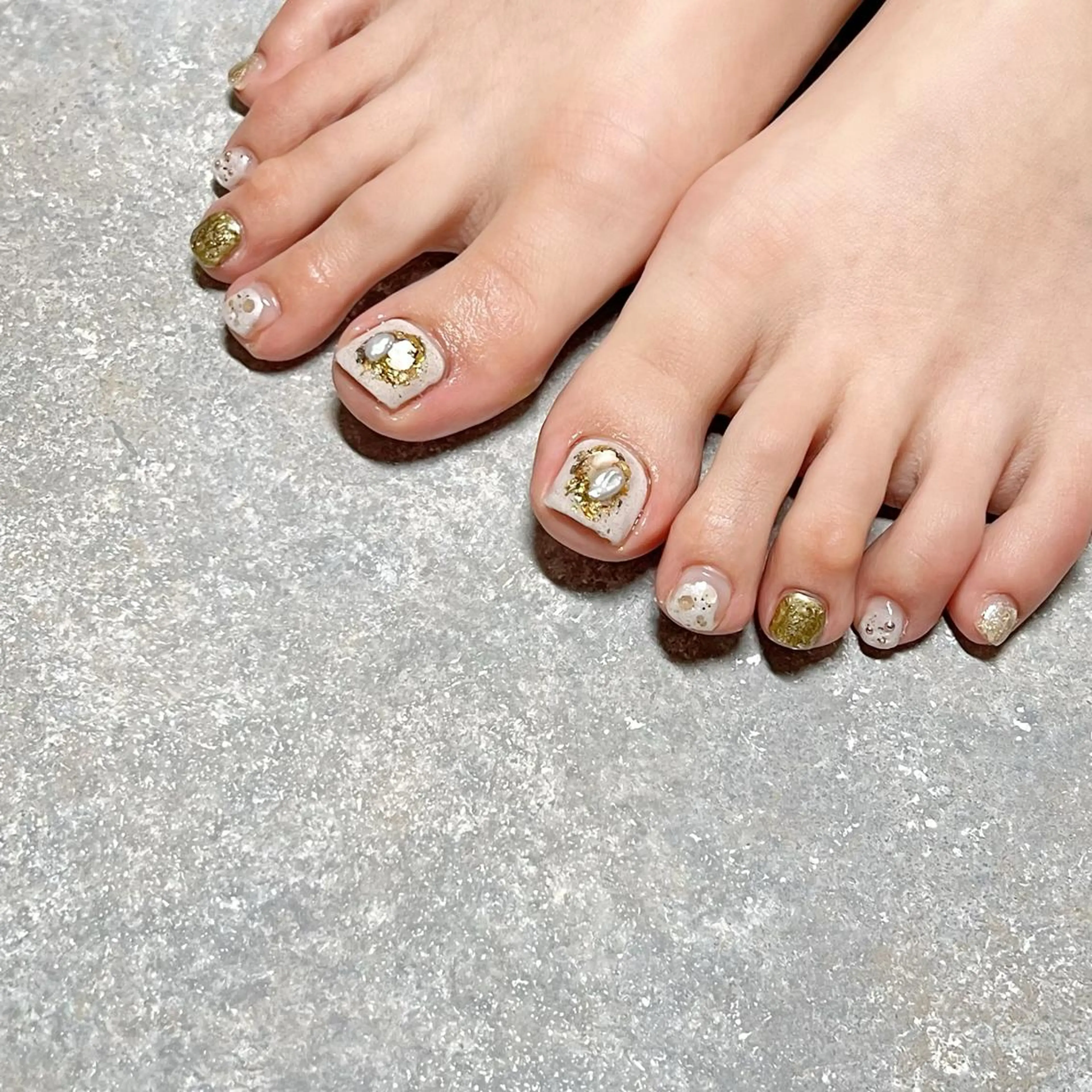 ネイル マグネットネイル ニュアンスネイル ショートネイル gemickle nailのネイルデザイン