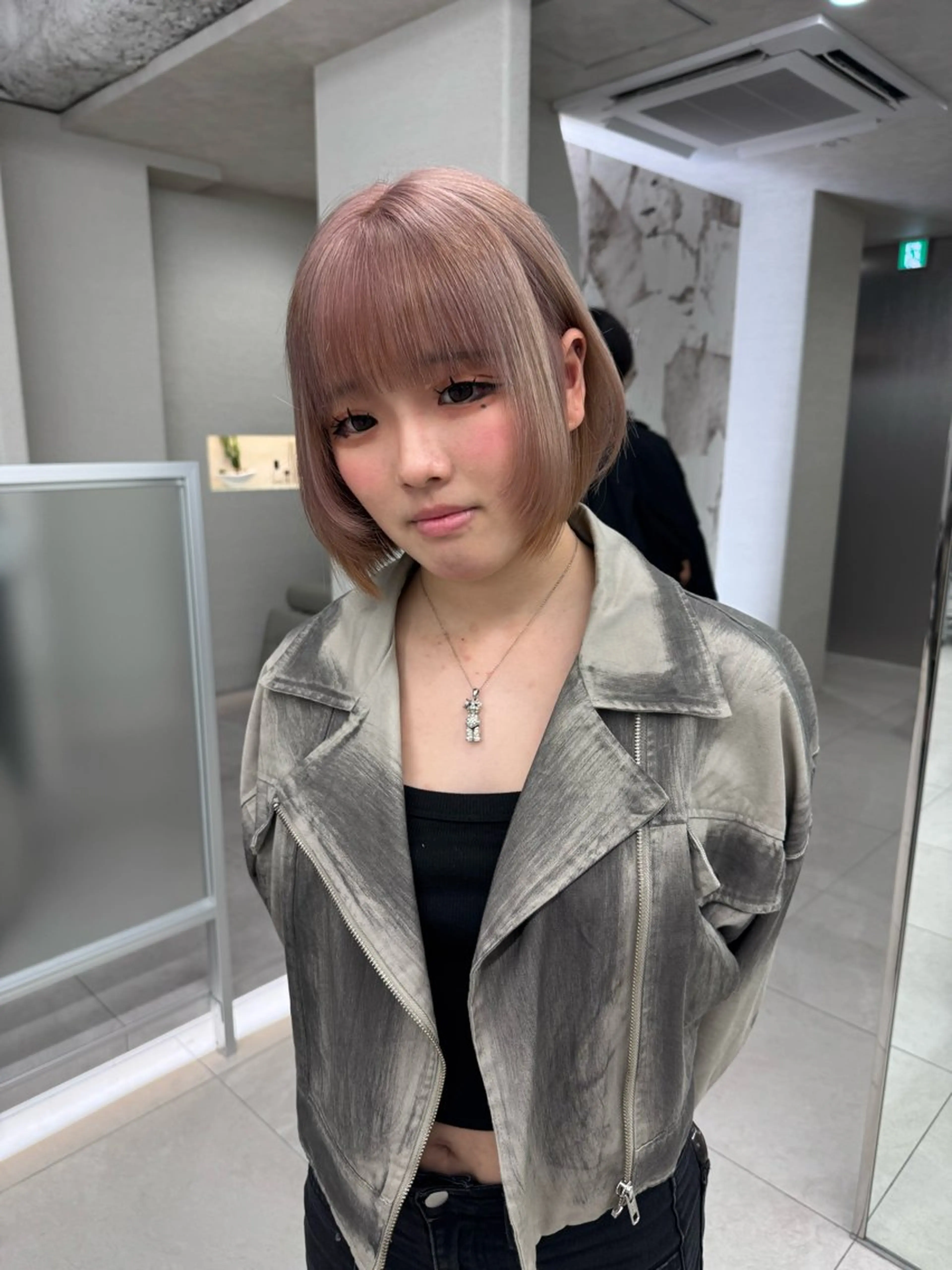 ショート カラー ヘアカラー ヘアセット kiti Sakae所属・栄美容師/kiti /ボブ/ケントのヘアスタイル