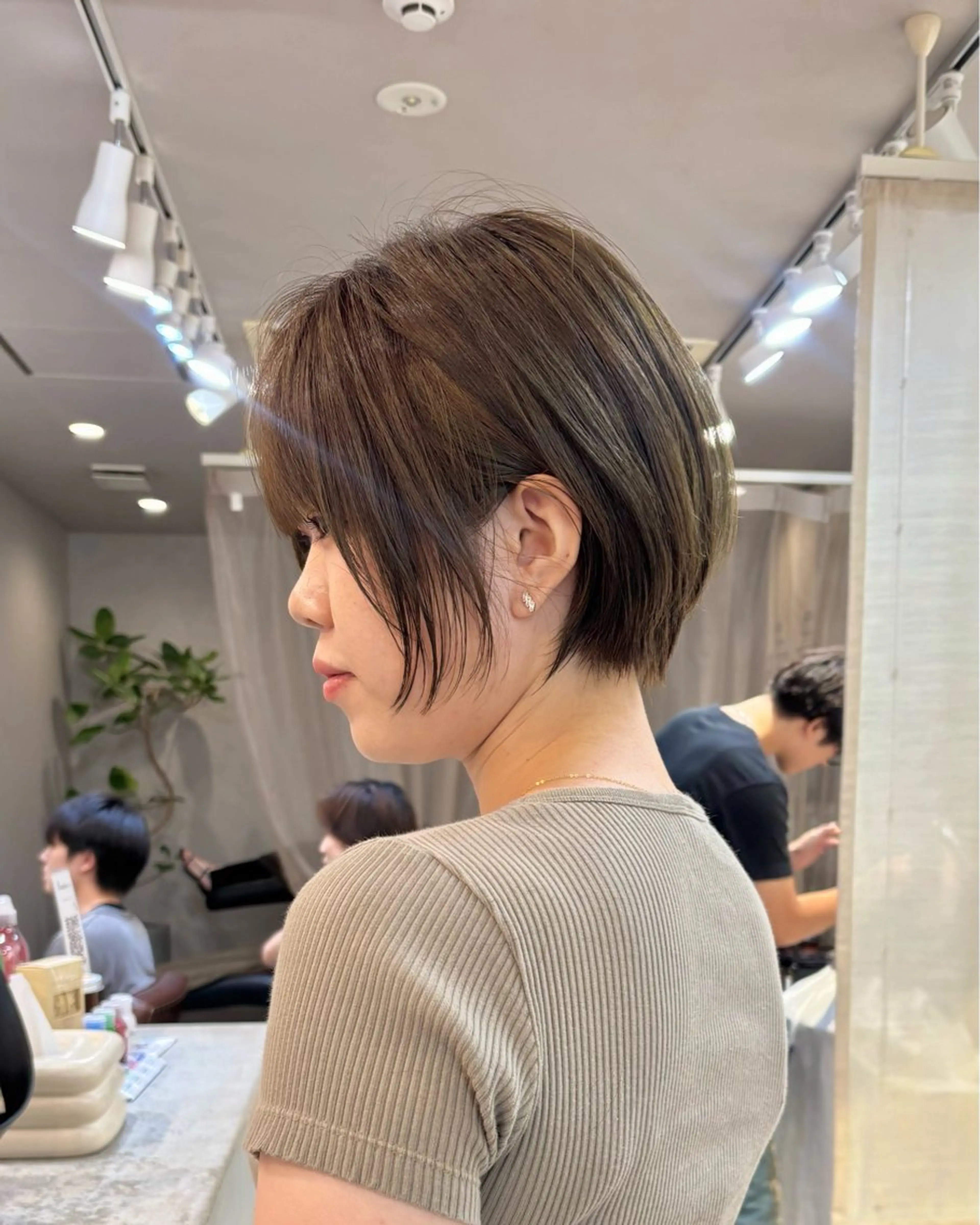 ショート ショートボブ ボブ ショートヘア 山村 野々羽のヘアスタイル