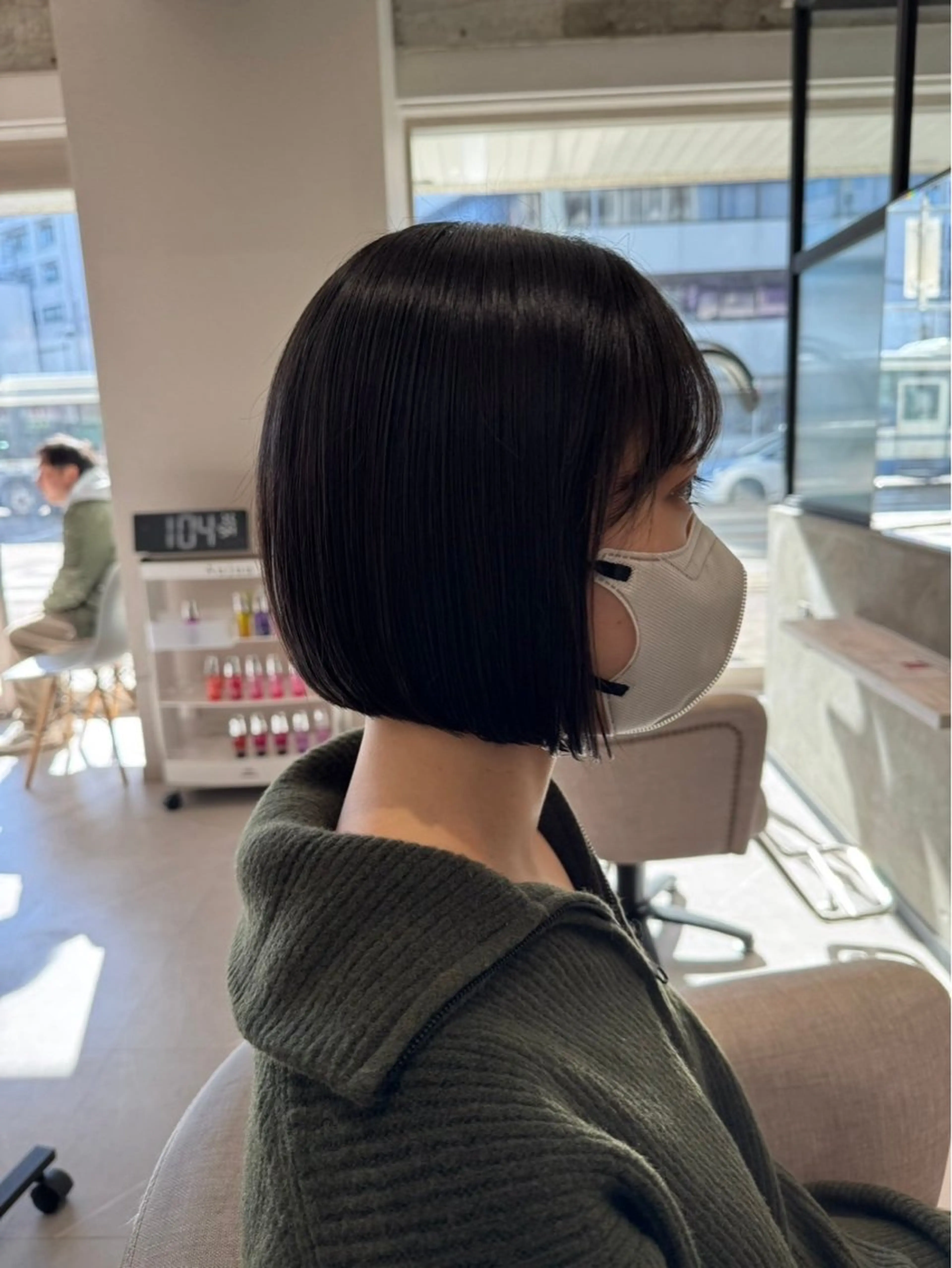 ショート ボブ 顔周りカット 髪質改善 韓国風ヘア レイヤーカット カット 💫大曽根/髪質改善 /ゆうき💫のヘアスタイル