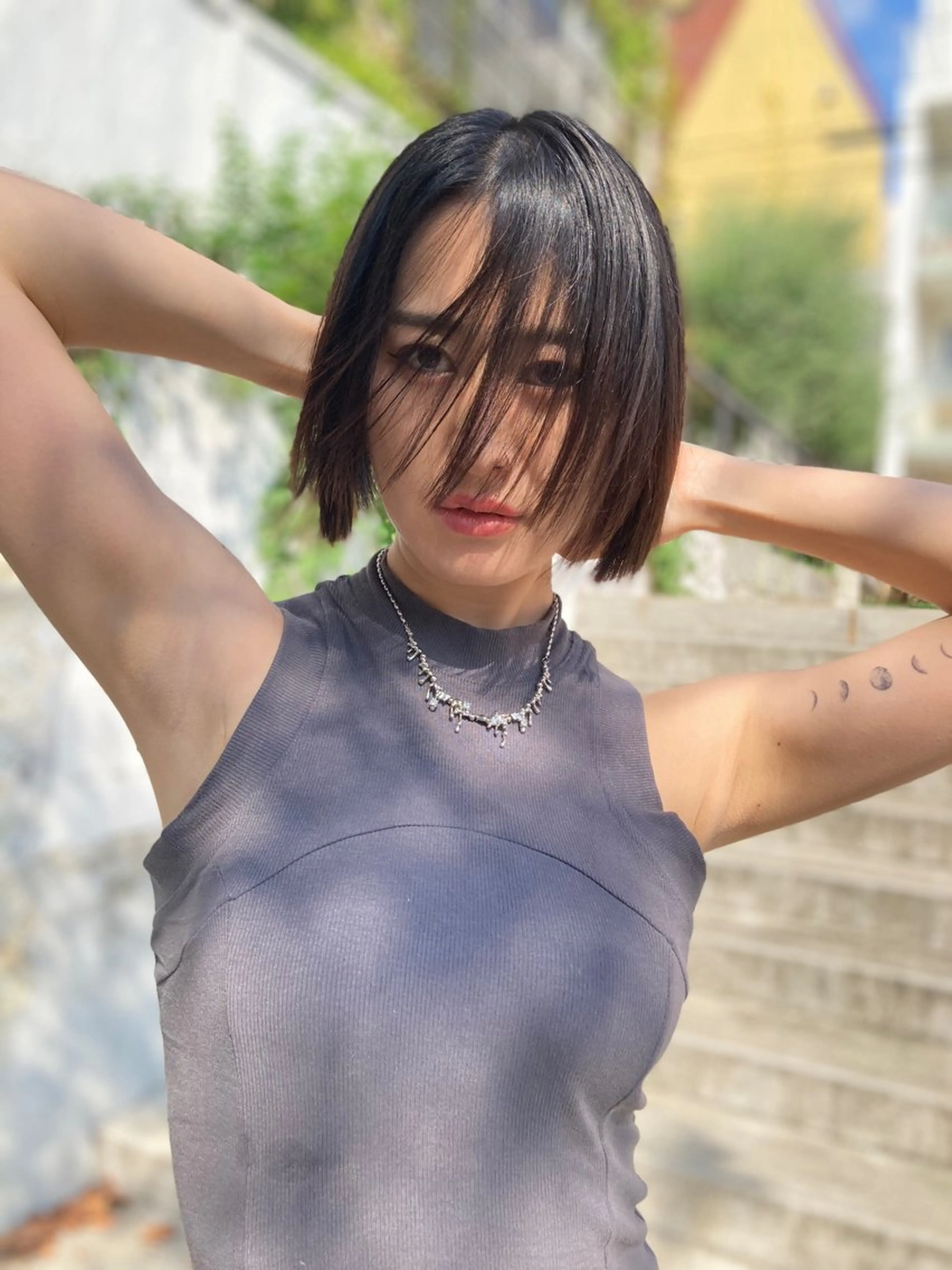 ショート カラー 切りっぱなしボブ ボブ 髪質改善 トリートメント ainico.所属・髪質改善　艶髪✨ Teppeiのヘアスタイル