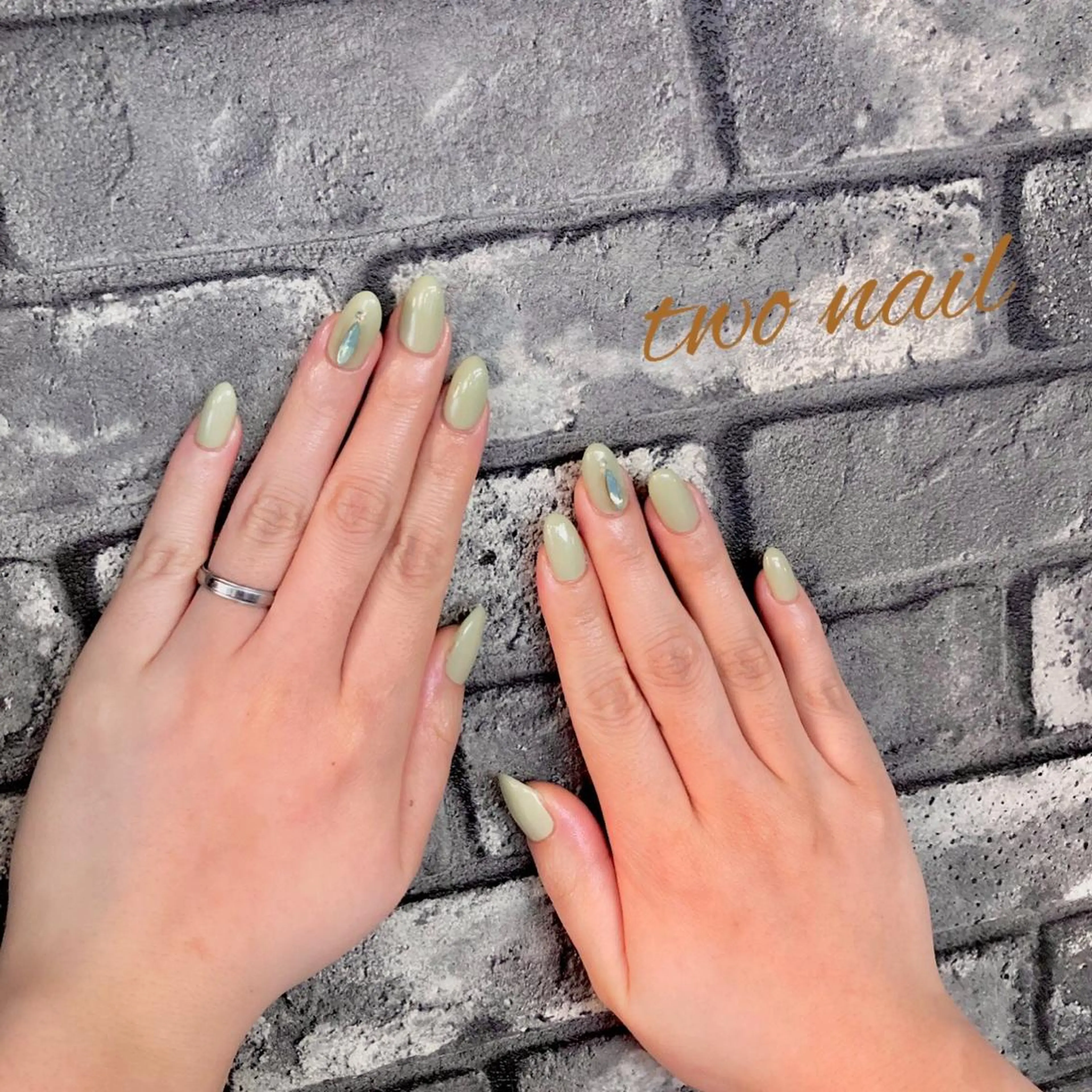 ネイル フットネイル ハート ストーンネイル ハンドネイル two nailのネイルデザイン