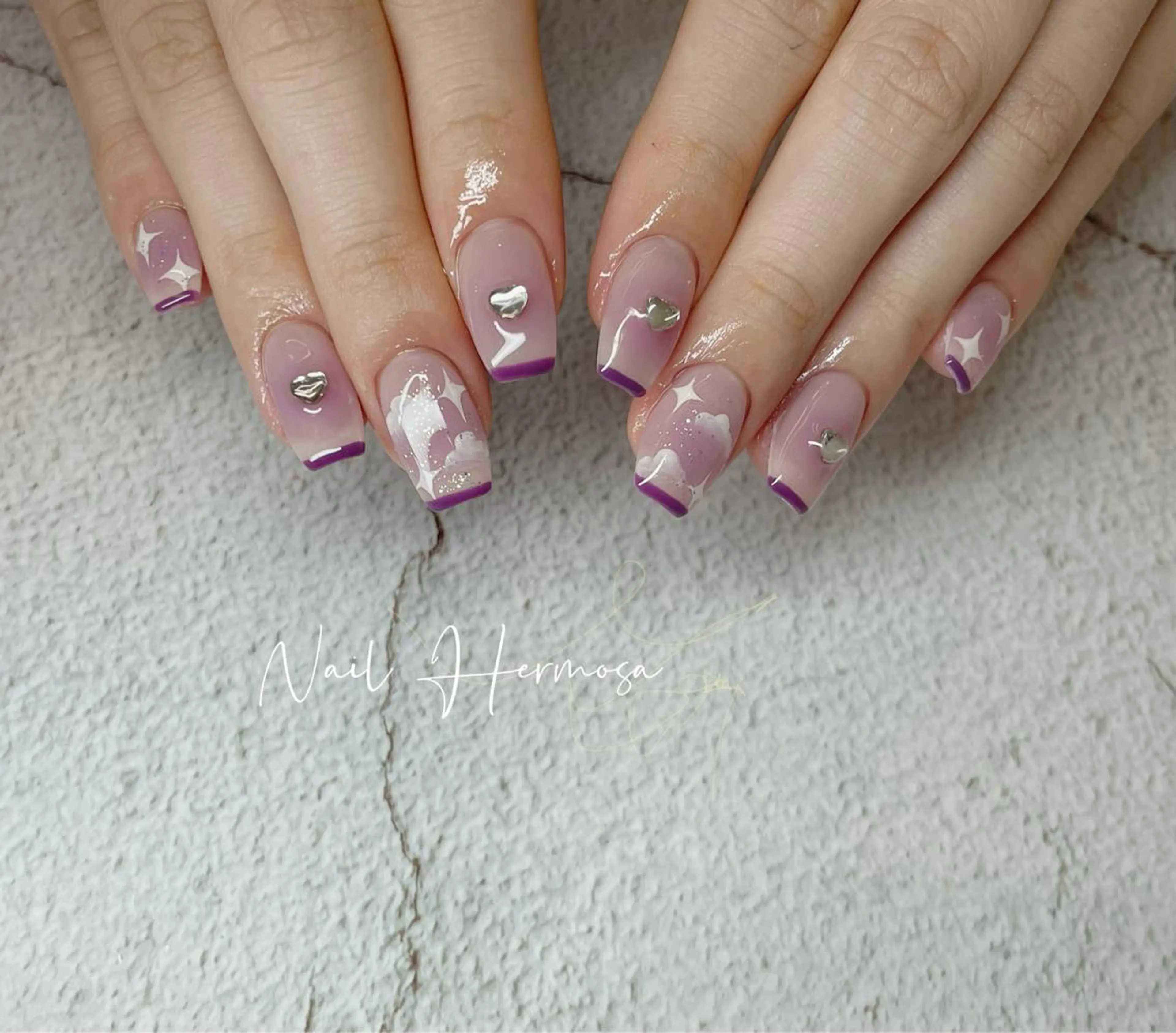 ネイル 桜ネイル 長さ出し フラッシュネイル フラワーネイル フットネイル ハンドネイル ネイル エルモサのネイルデザイン